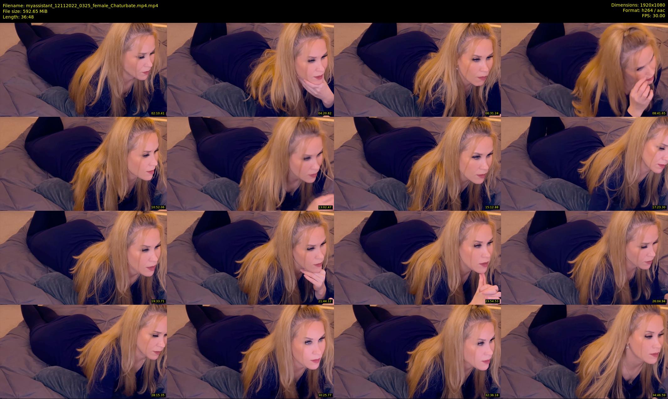 myassistant — 37 minute Chaturbate female cam show recording, 1080p, Nov 12, 2022