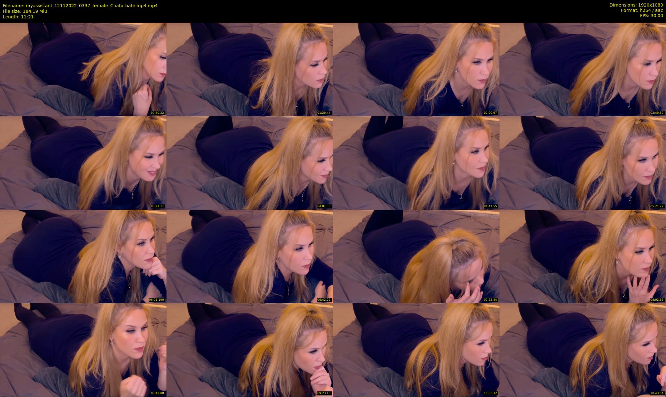 myassistant — 12 minute Chaturbate female cam show recording, 1080p, Nov 12, 2022