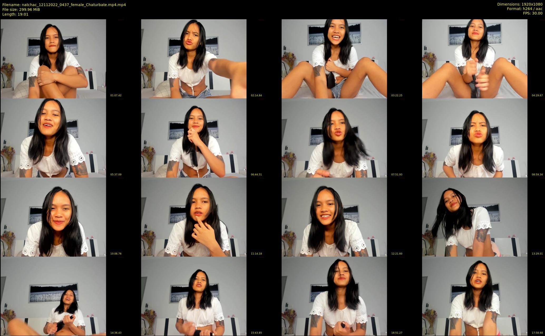natchac — 20 minute Chaturbate female cam show recording, 1080p, Nov 12, 2022