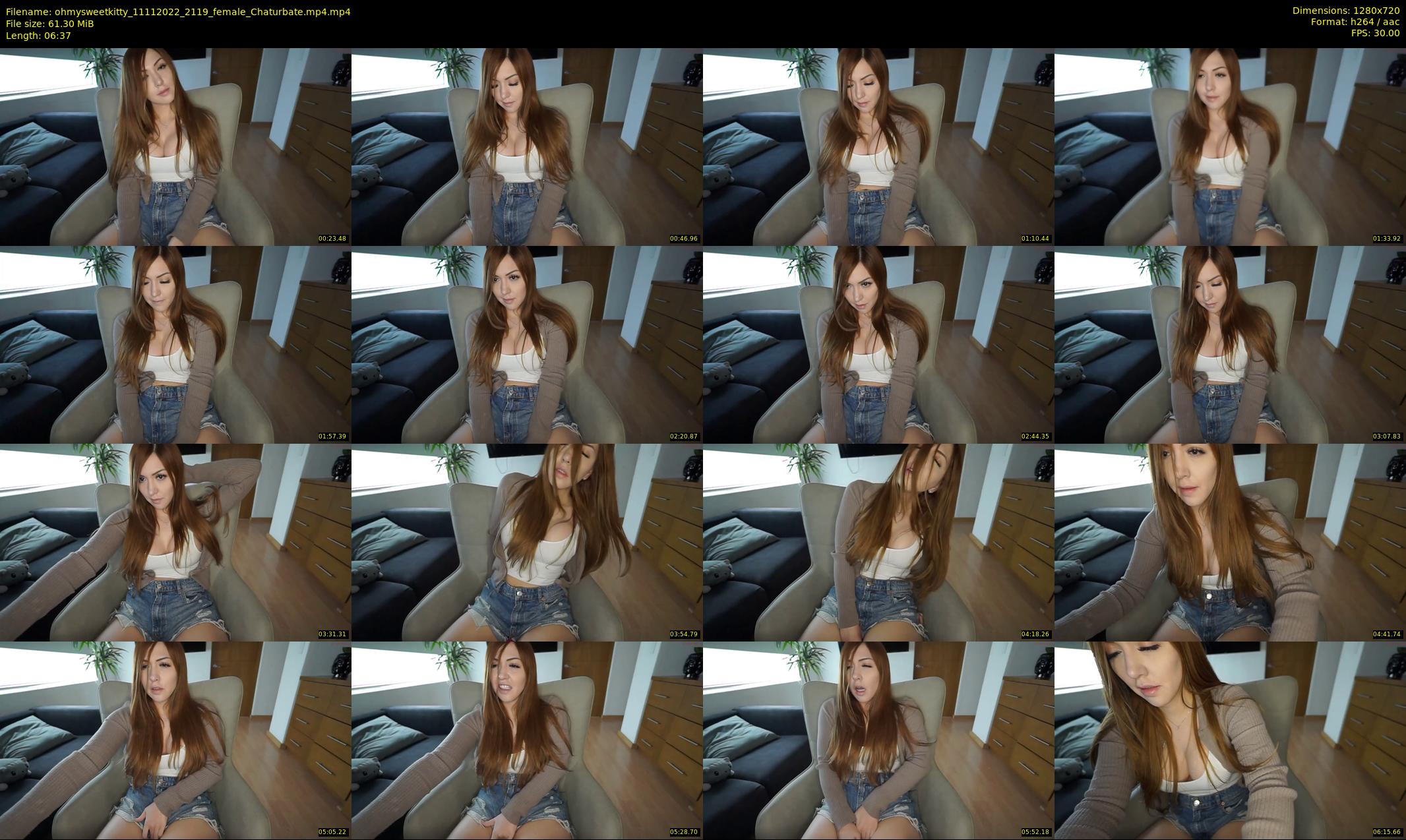 ohmysweetkitty — 7 minute Chaturbate female cam show recording, 720p, Nov 11, 2022