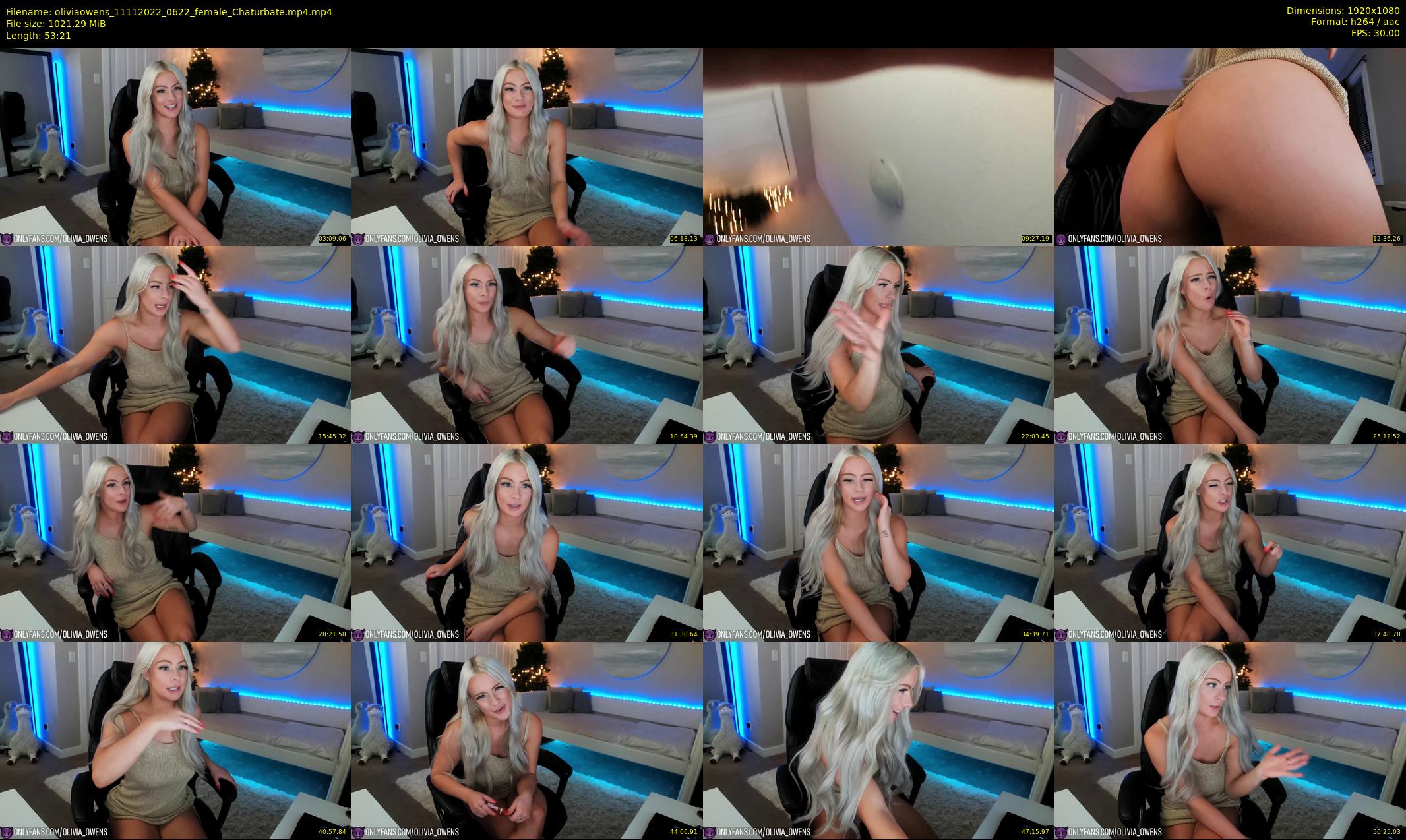 oliviaowens — 54 minute Chaturbate female cam show recording, 1080p, Nov 11, 2022