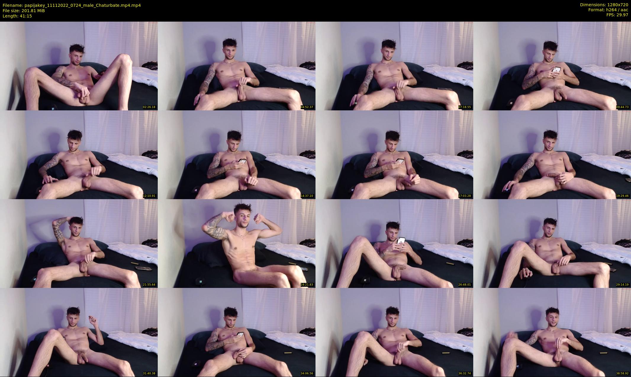 papijakey — 42 minute Chaturbate male cam show recording, 720p, Nov 11, 2022