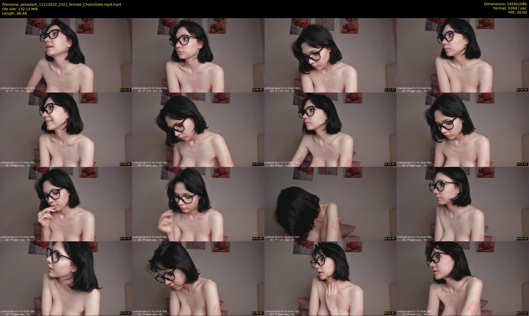 pekadark — 7 minute Chaturbate female cam show recording, 1080p, Nov 11, 2022