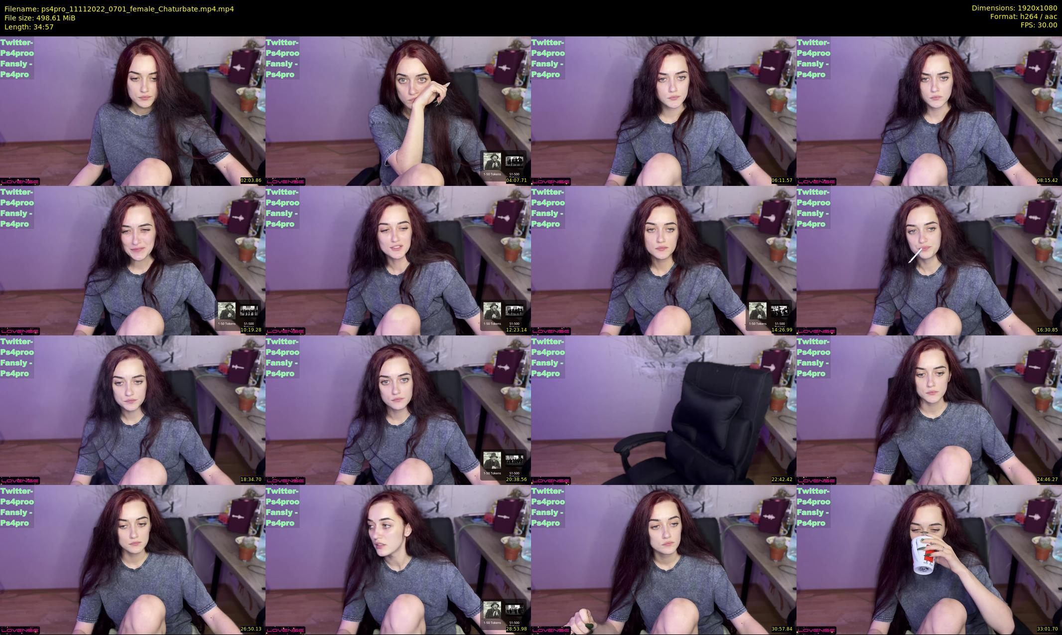 ps4pro — 35 minute Chaturbate female cam show recording, 1080p, Nov 11, 2022