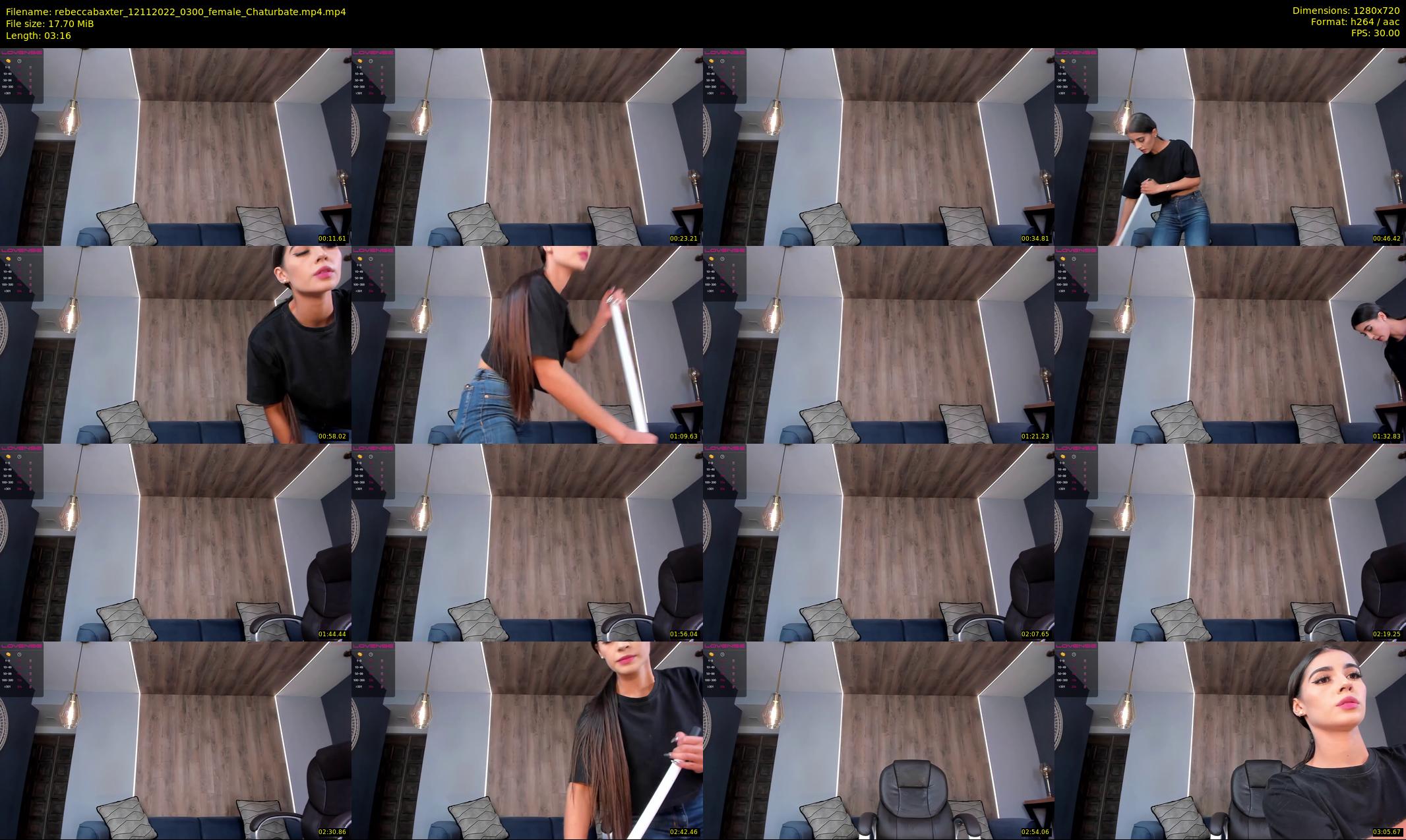 rebeccabaxter — 4 minute Chaturbate female cam show recording, 720p, Nov 12, 2022