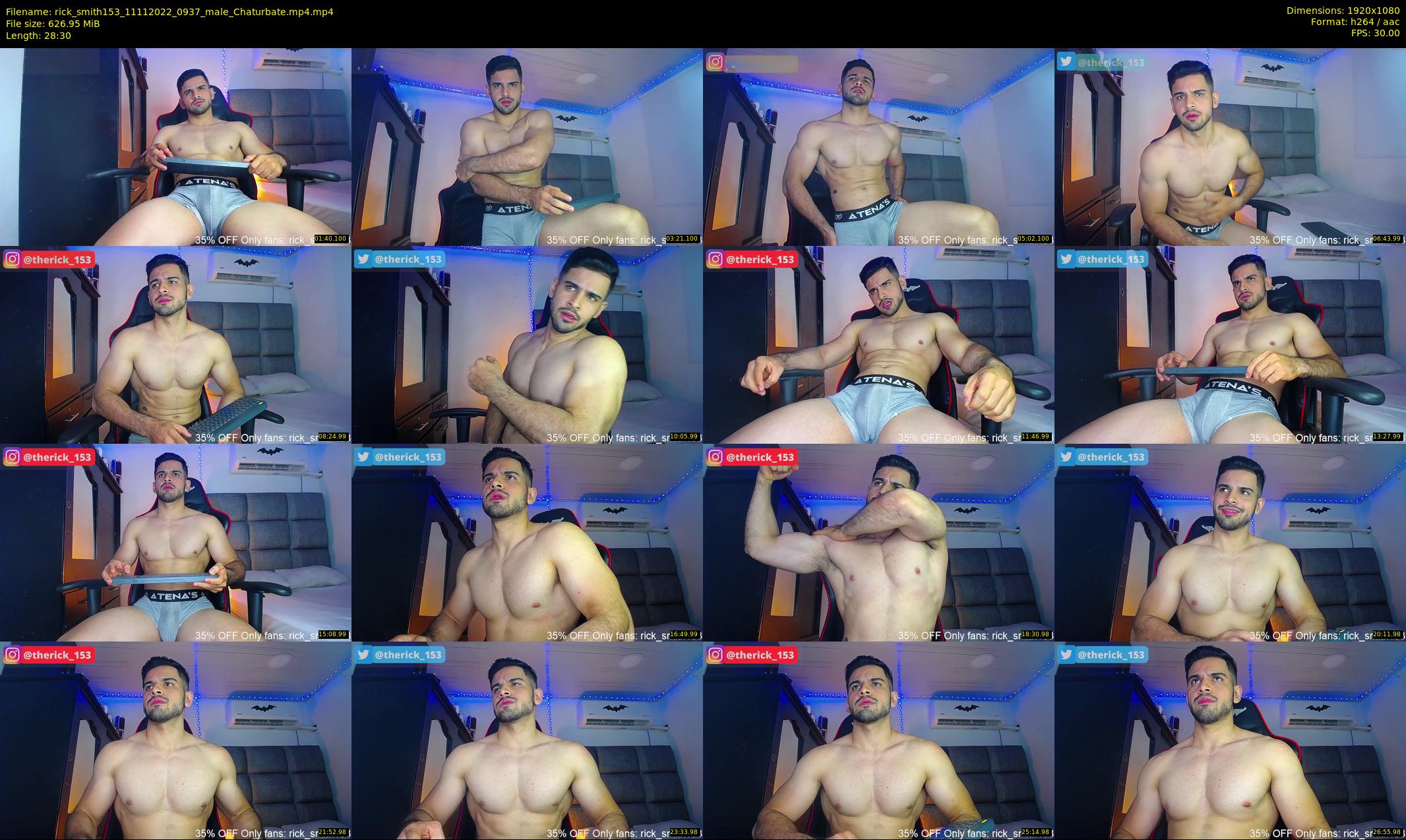 rick_smith153 — 29 minute Chaturbate male cam show recording, 1080p, Nov 11, 2022