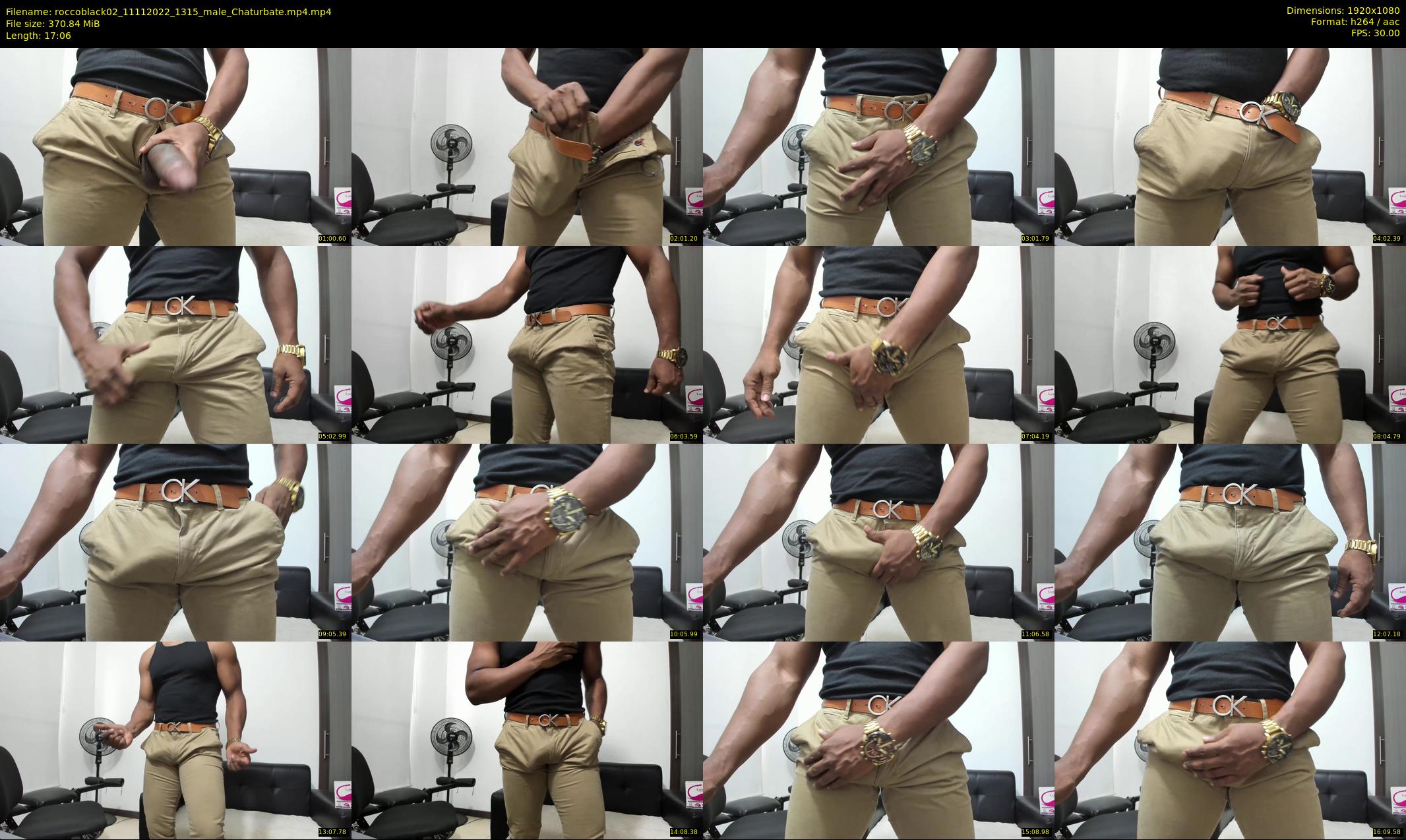 roccoblack02 — 18 minute Chaturbate male cam show recording, 1080p, Nov 11, 2022