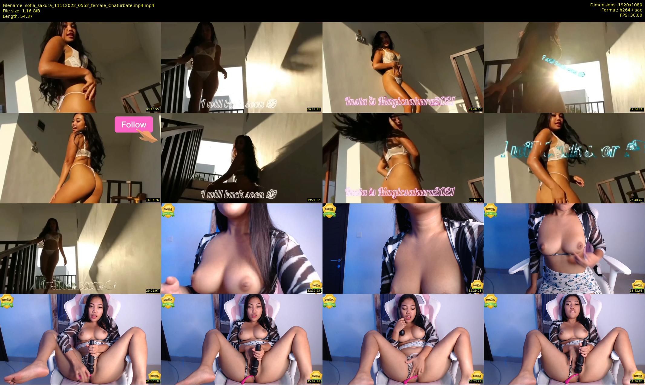 sofia_sakura — 55 minute Chaturbate female cam show recording, 1080p, Nov 11, 2022