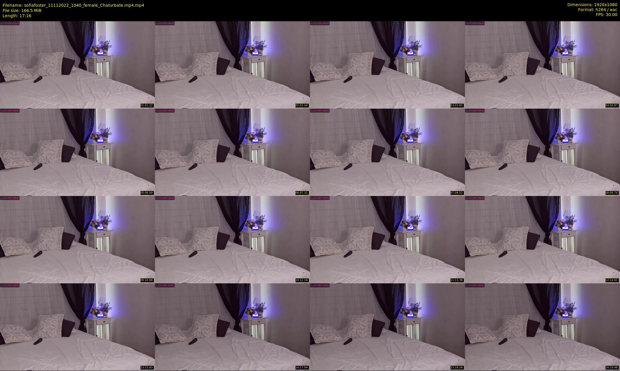 sofiafoster — 18 minute Chaturbate female cam show recording, 1080p, Nov 11, 2022