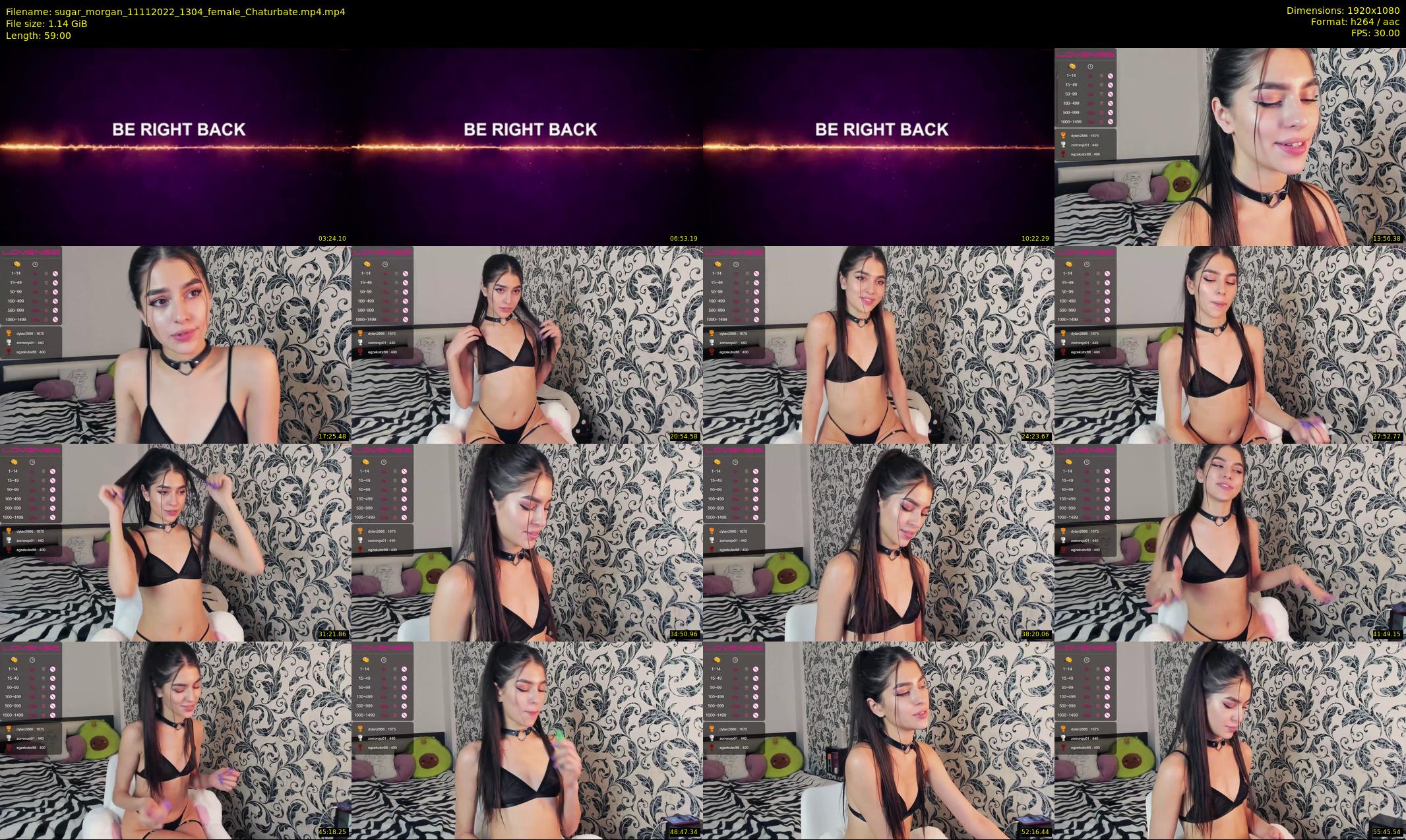 sugar_morgan — 59 minute Chaturbate female cam show recording, 1080p, Nov 11, 2022