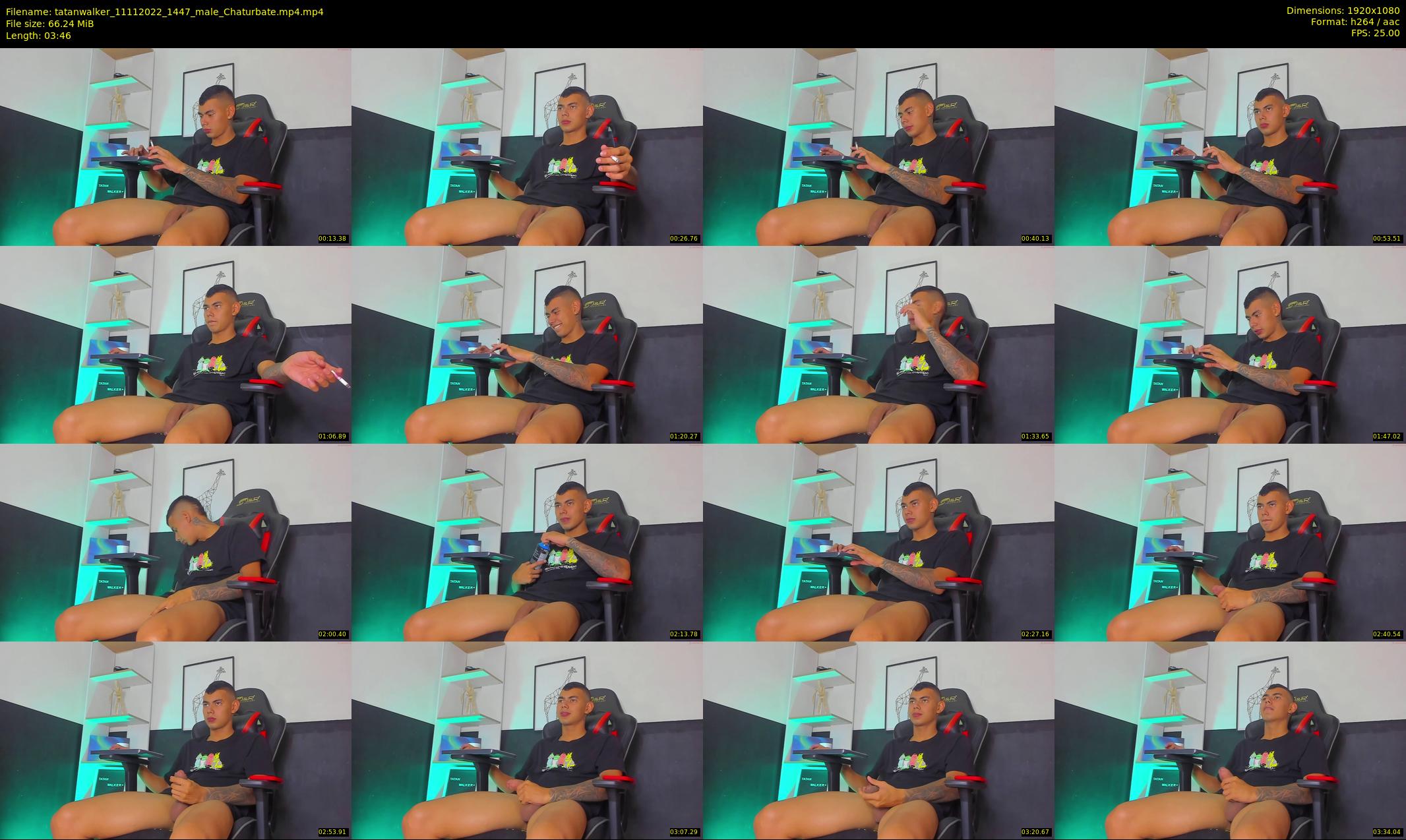 tatanwalker — 4 minute Chaturbate male cam show recording, 1080p, Nov 11, 2022