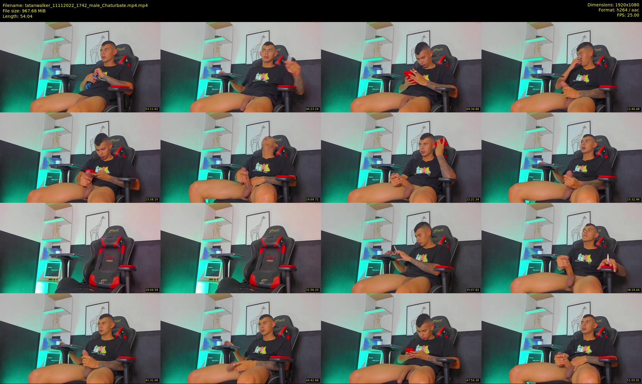 tatanwalker — 55 minute Chaturbate male cam show recording, 1080p, Nov 11, 2022