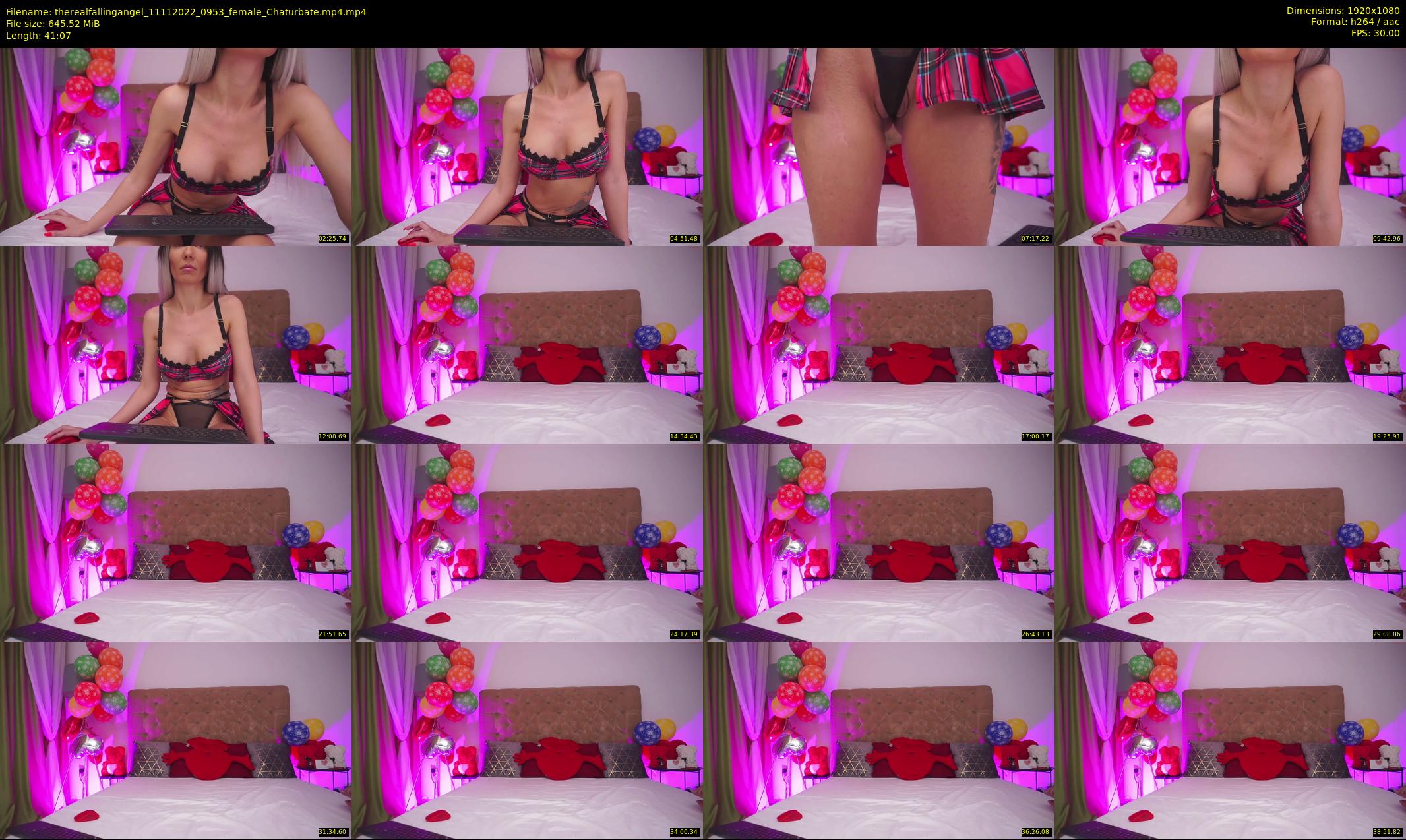 therealfallingangel — 42 minute Chaturbate female cam show recording, 1080p, Nov 11, 2022