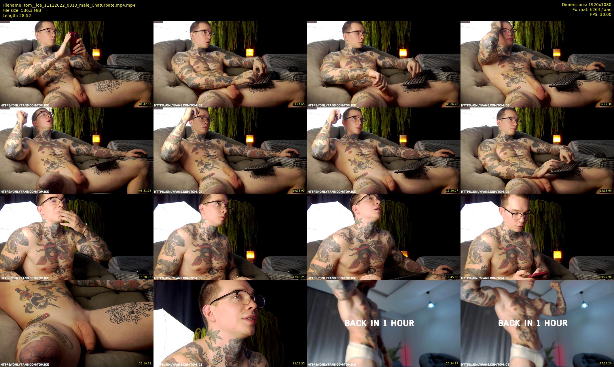 tom__ice — 29 minute Chaturbate male cam show recording, 1080p, Nov 11, 2022
