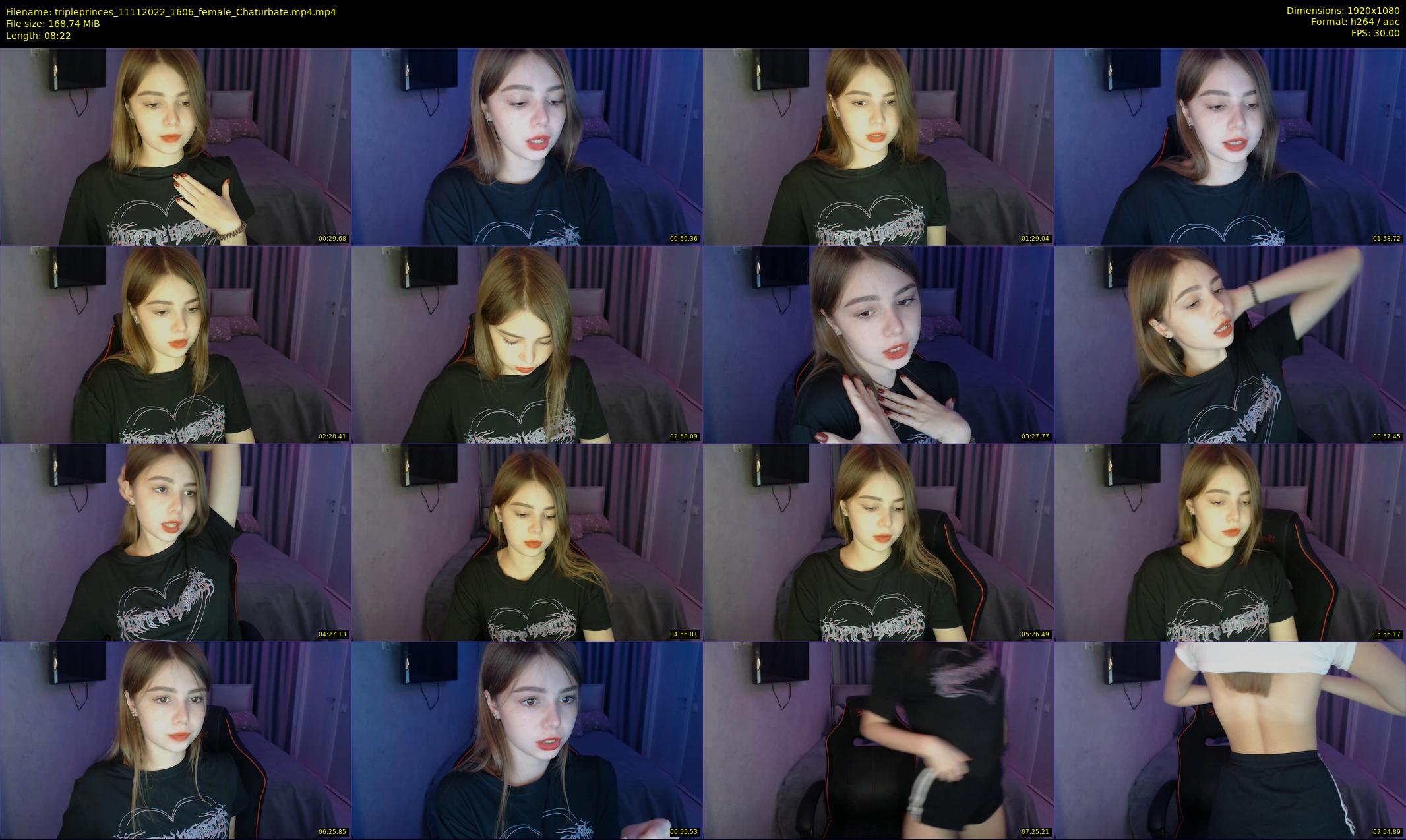 tripleprinces — 9 minute Chaturbate female cam show recording, 1080p, Nov 11, 2022