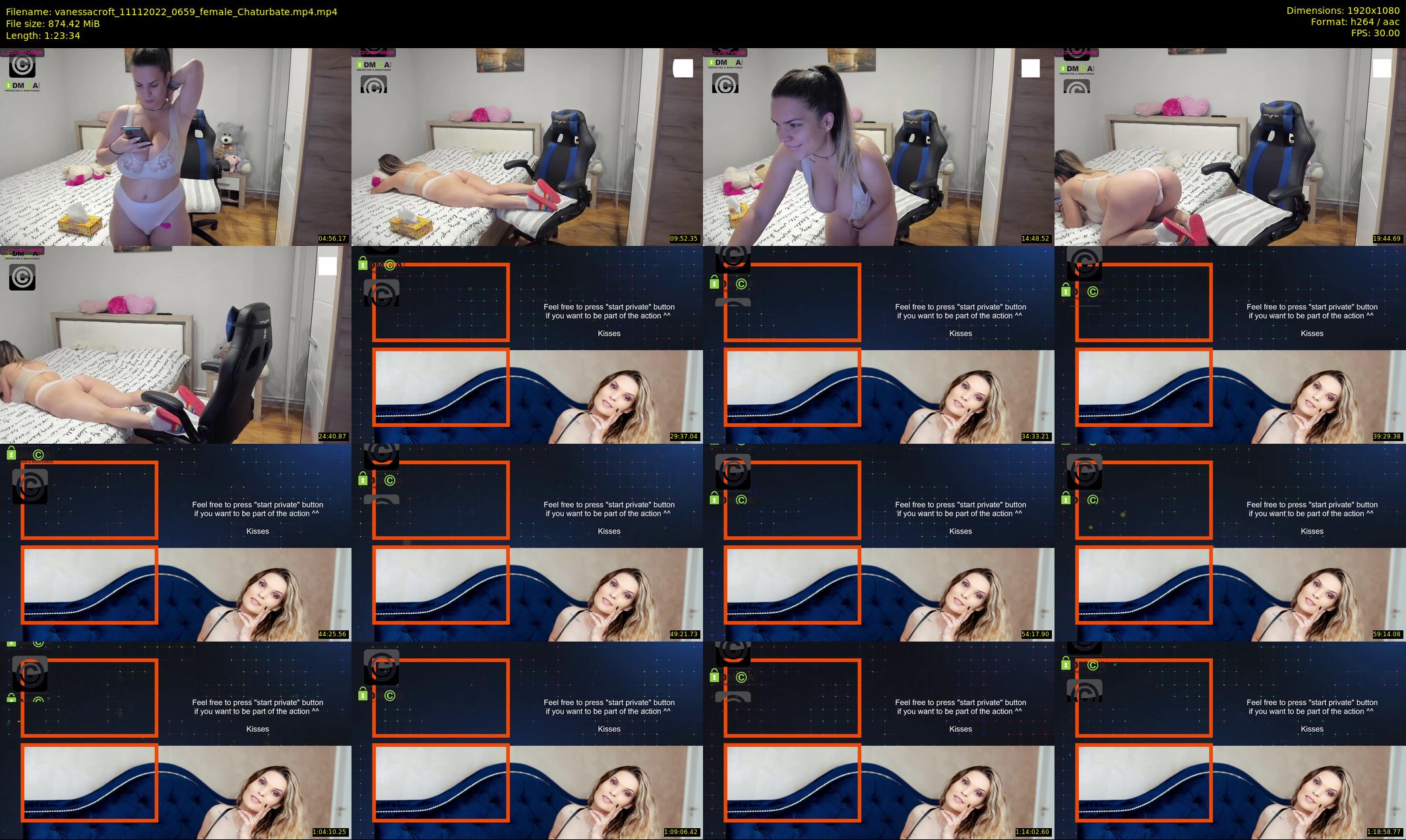 vanessacroft — 84 minute Chaturbate female cam show recording, 1080p, Nov 11, 2022