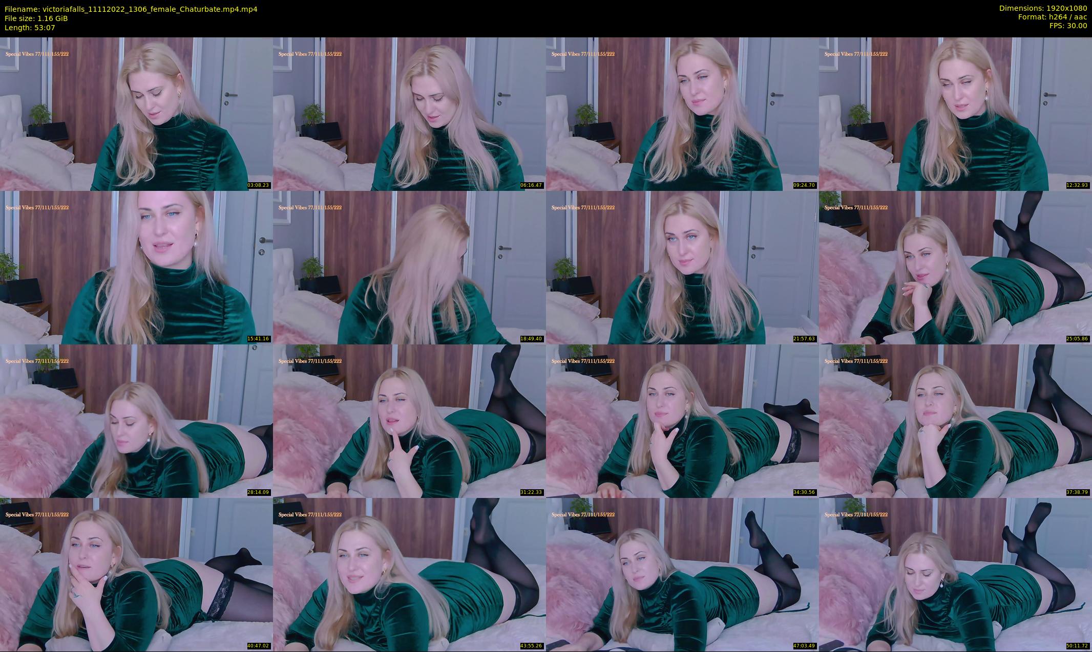victoriafalls — 54 minute Chaturbate female cam show recording, 1080p, Nov 11, 2022