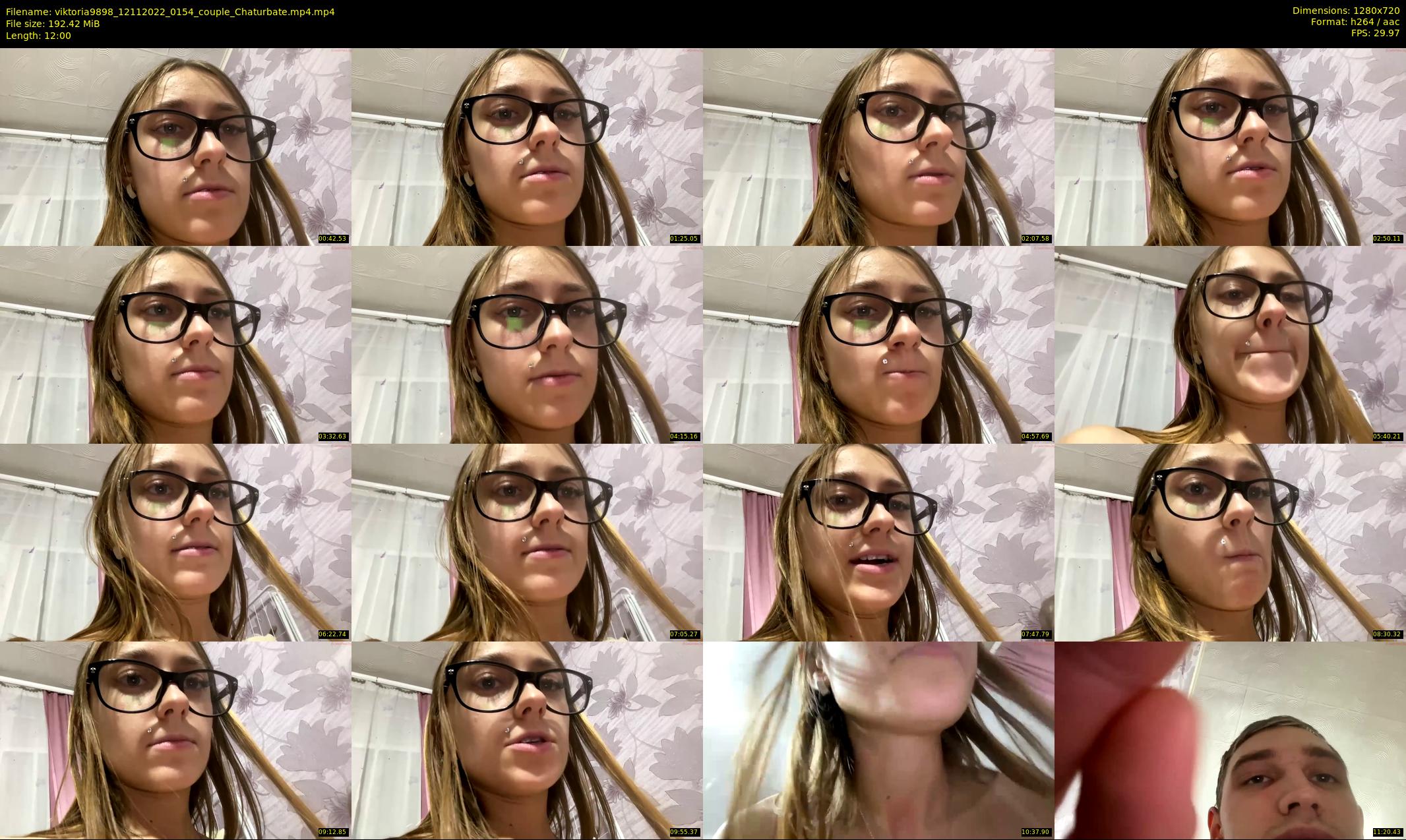 viktoria9898 — 12 minute Chaturbate couple cam show recording, 720p, Nov 12, 2022
