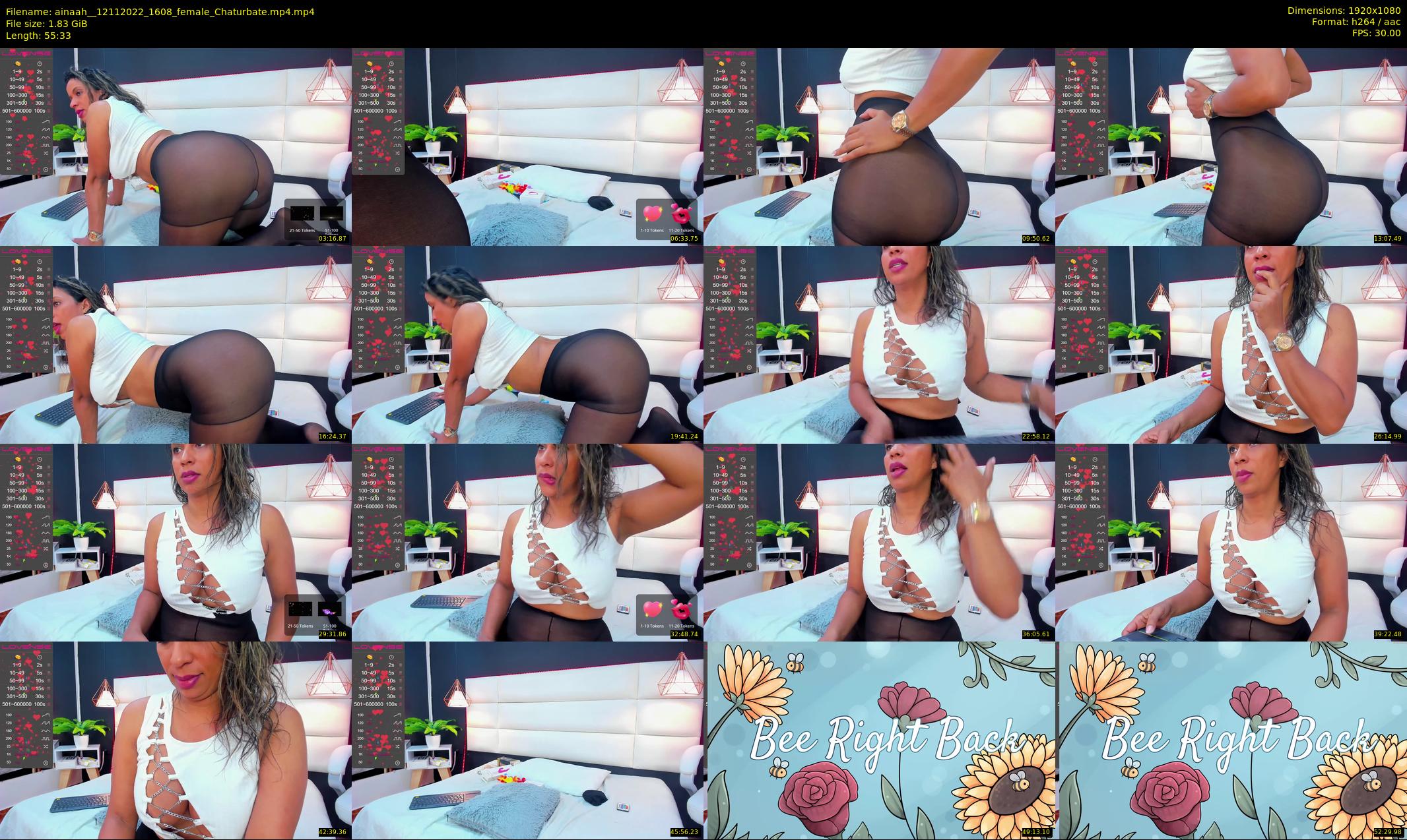 ainaah_ — 56 minute Chaturbate female cam show recording, 1080p, Nov 12, 2022