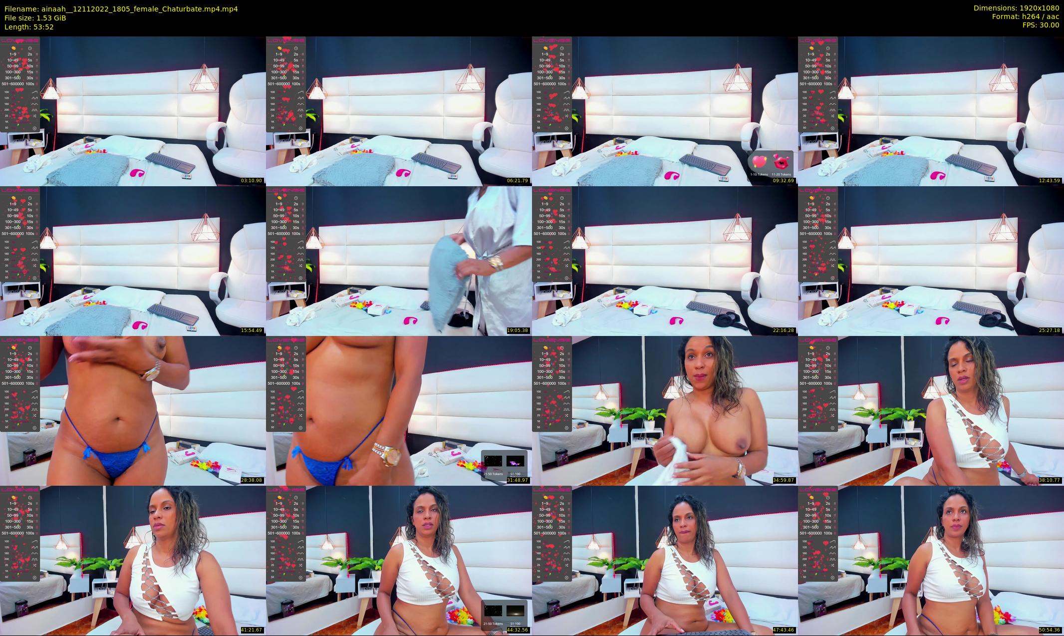 ainaah_ — 54 minute Chaturbate female cam show recording, 1080p, Nov 12, 2022