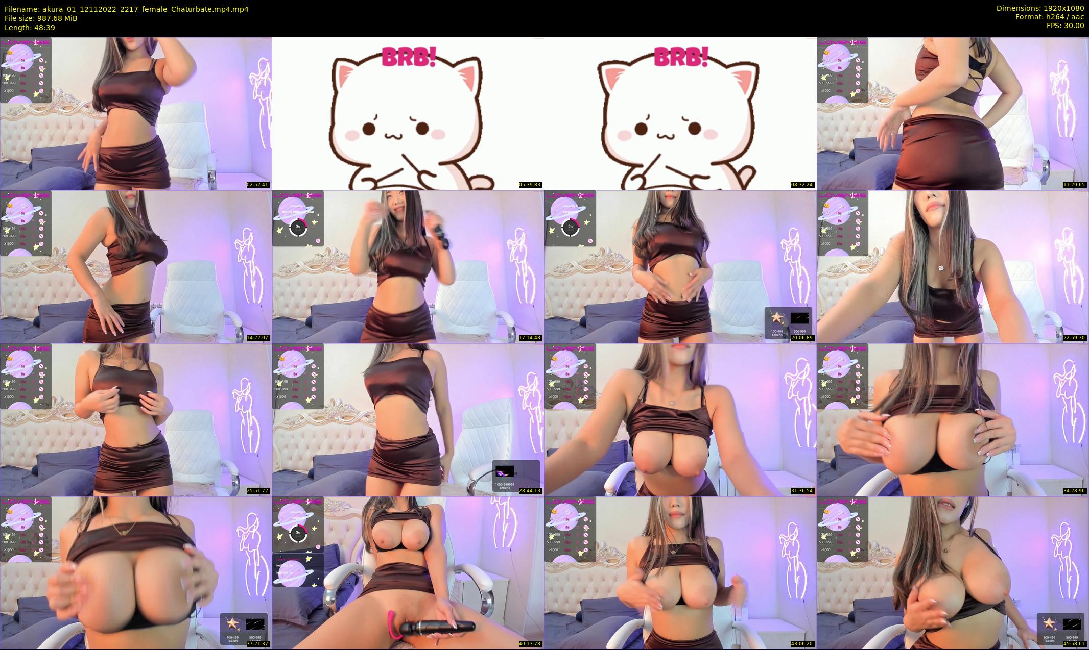 akura_01 — 49 minute Chaturbate female cam show recording, 1080p, Nov 12, 2022