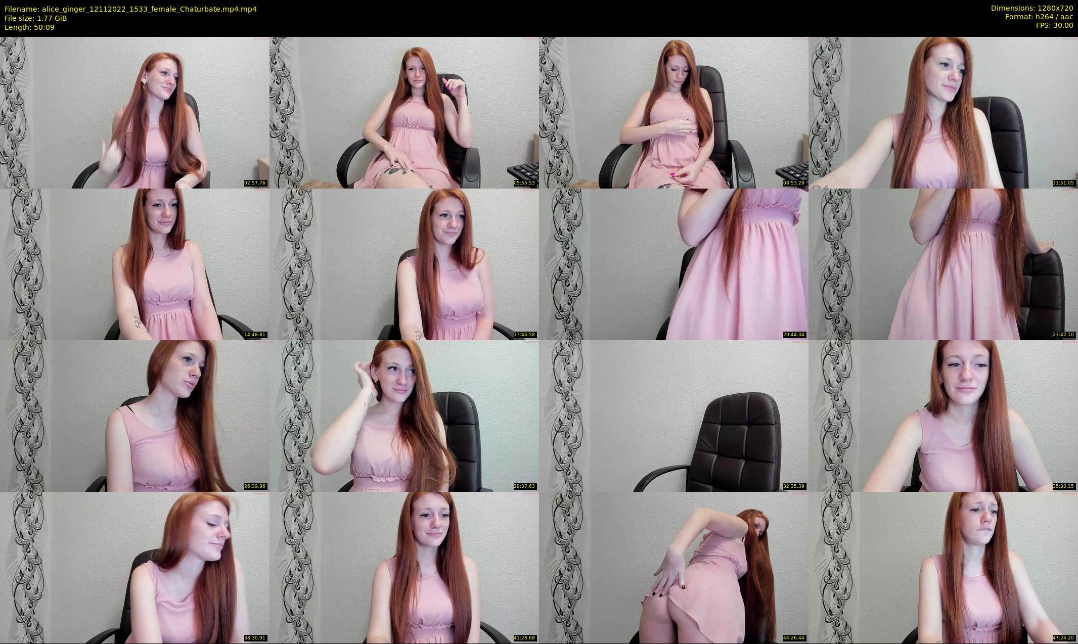 alice_ginger — 51 minute Chaturbate female cam show recording, 720p, Nov 12, 2022