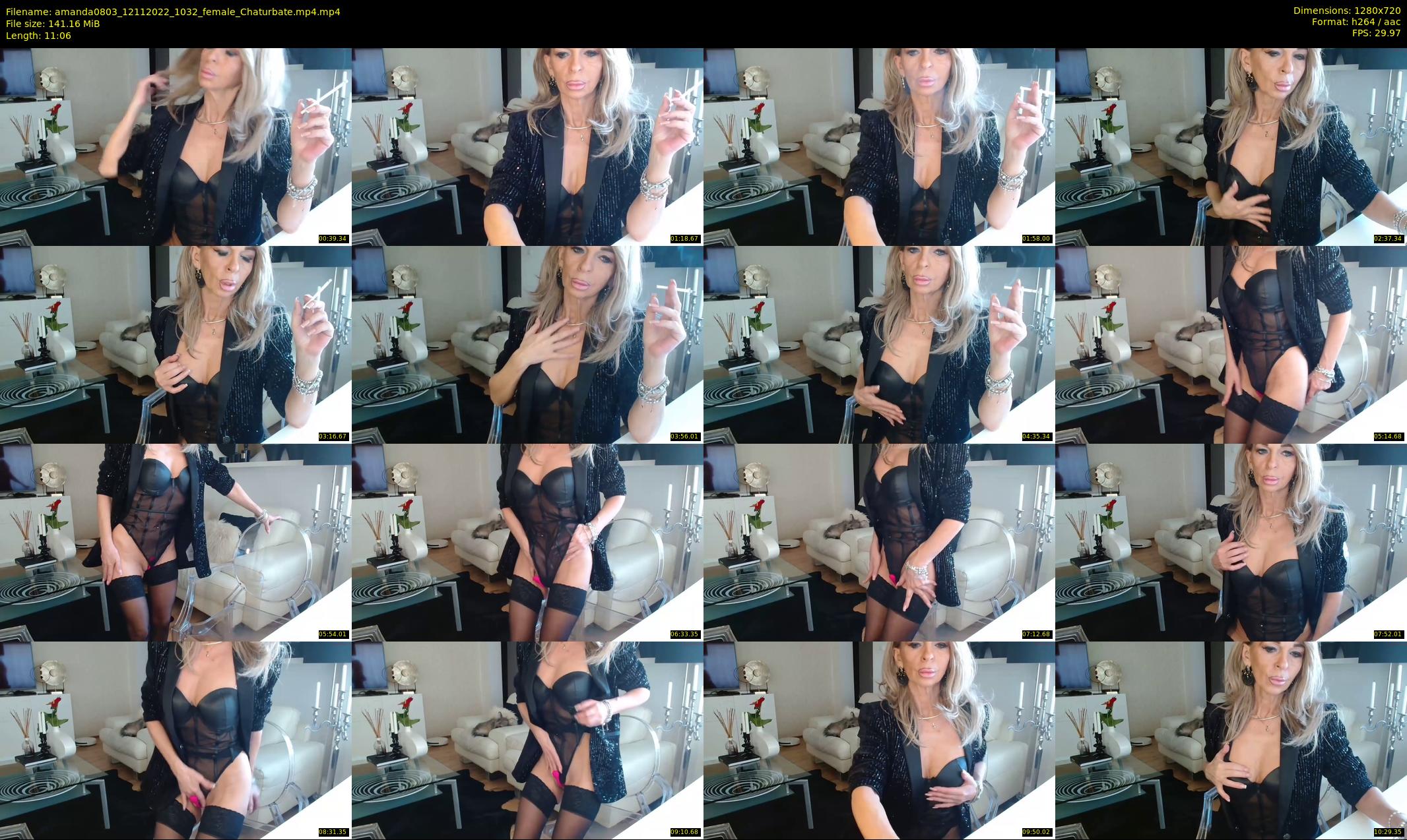 amanda0803 — 12 minute Chaturbate female cam show recording, 720p, Nov 12, 2022
