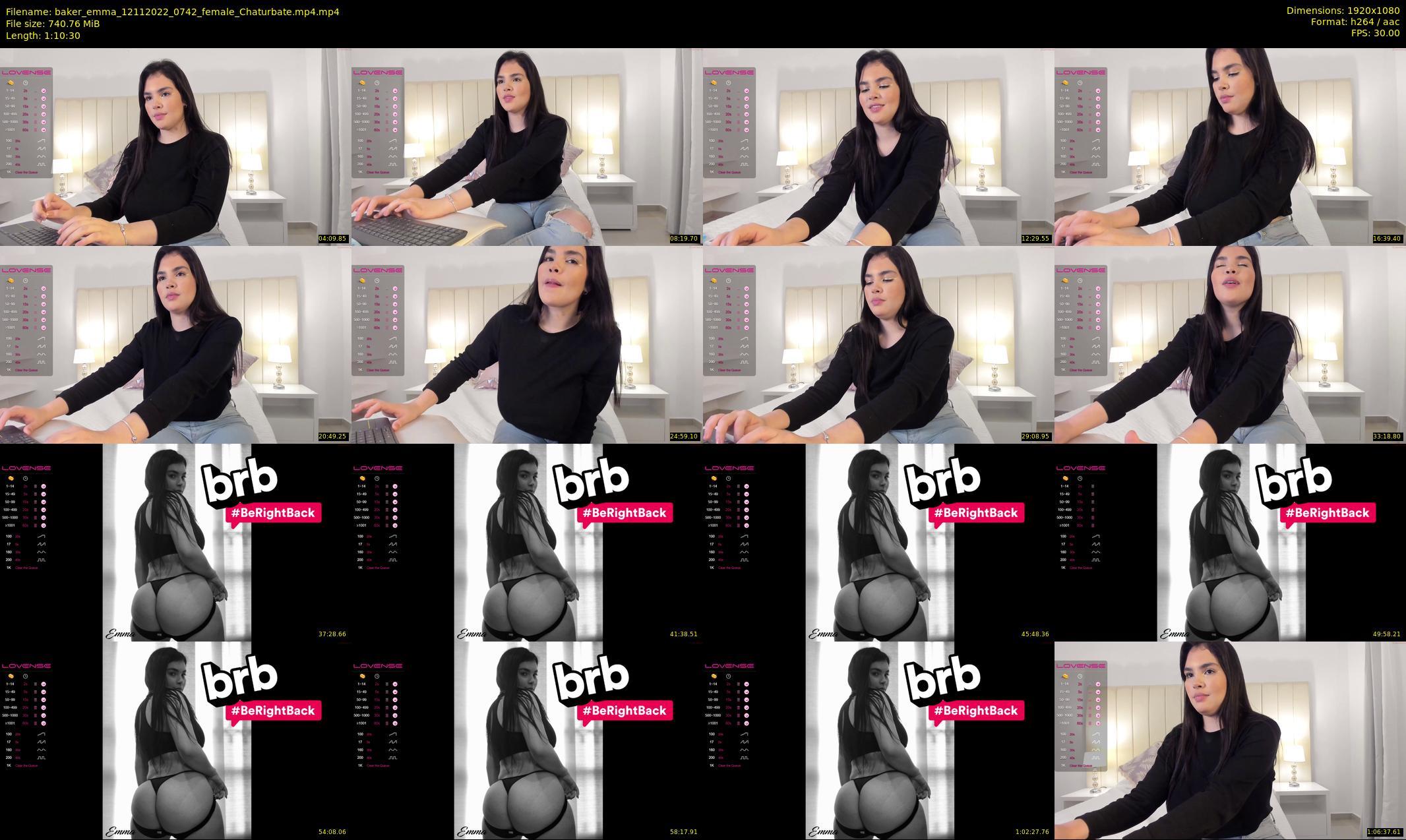 baker_emma — 71 minute Chaturbate female cam show recording, 1080p, Nov 12, 2022