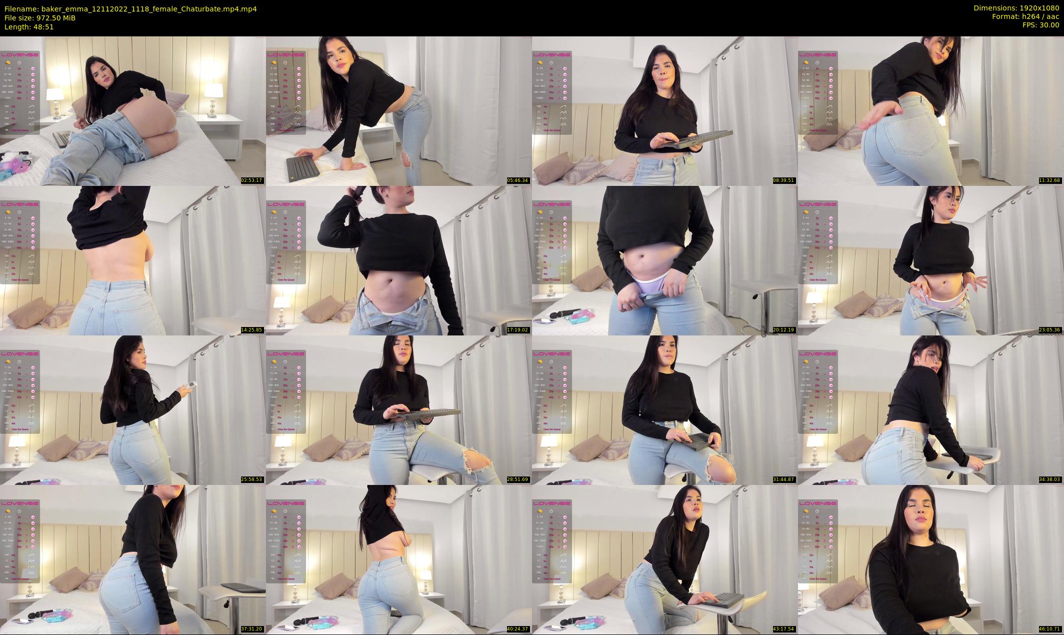 baker_emma — 49 minute Chaturbate female cam show recording, 1080p, Nov 12, 2022