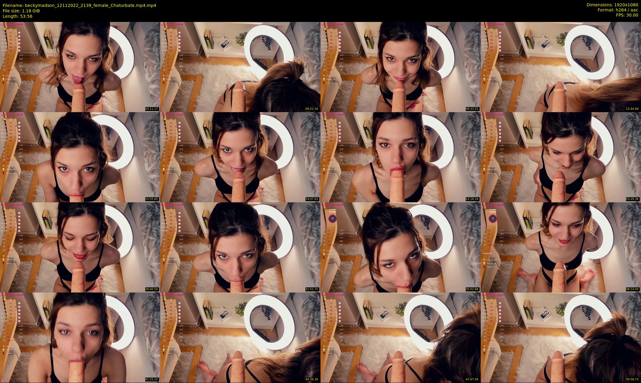 beckymadson — 54 minute Chaturbate female cam show recording, 1080p, Nov 12, 2022