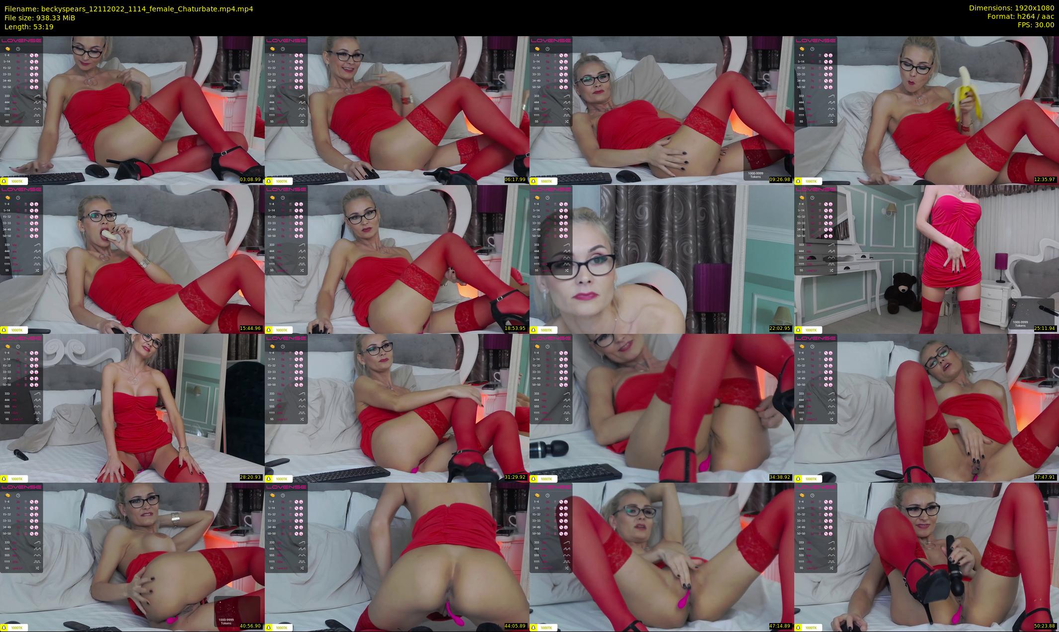 beckyspears — 54 minute Chaturbate female cam show recording, 1080p, Nov 12, 2022