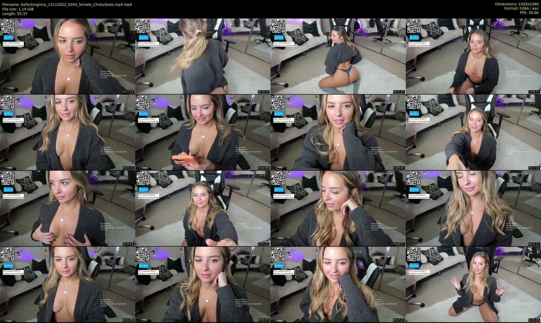 befxckingnice — 56 minute Chaturbate female cam show recording, 1080p, Nov 13, 2022