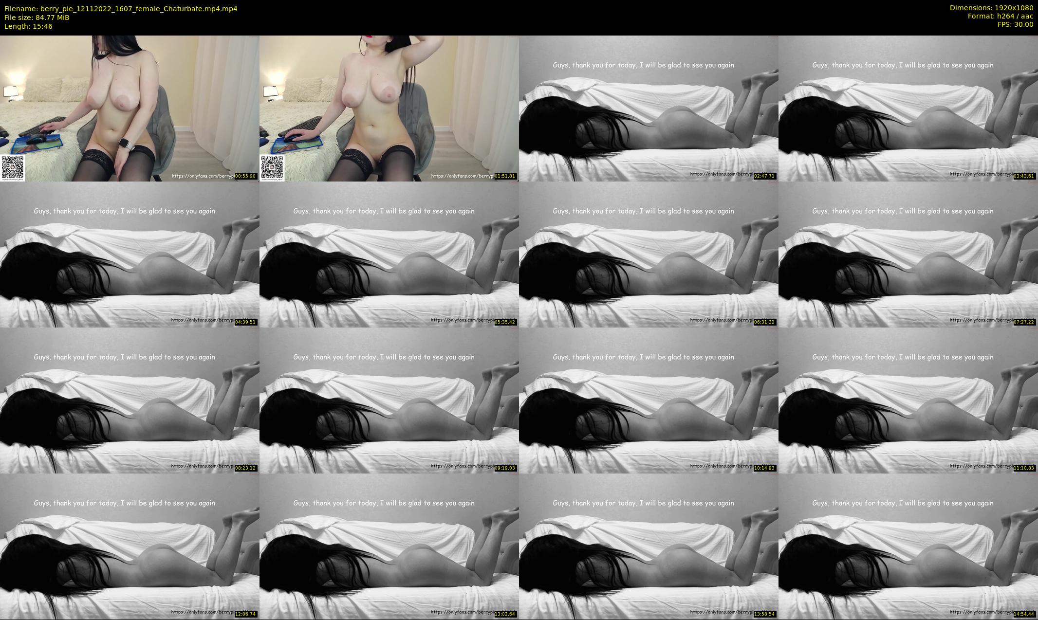 berry_pie — 16 minute Chaturbate female cam show recording, 1080p, Nov 12, 2022