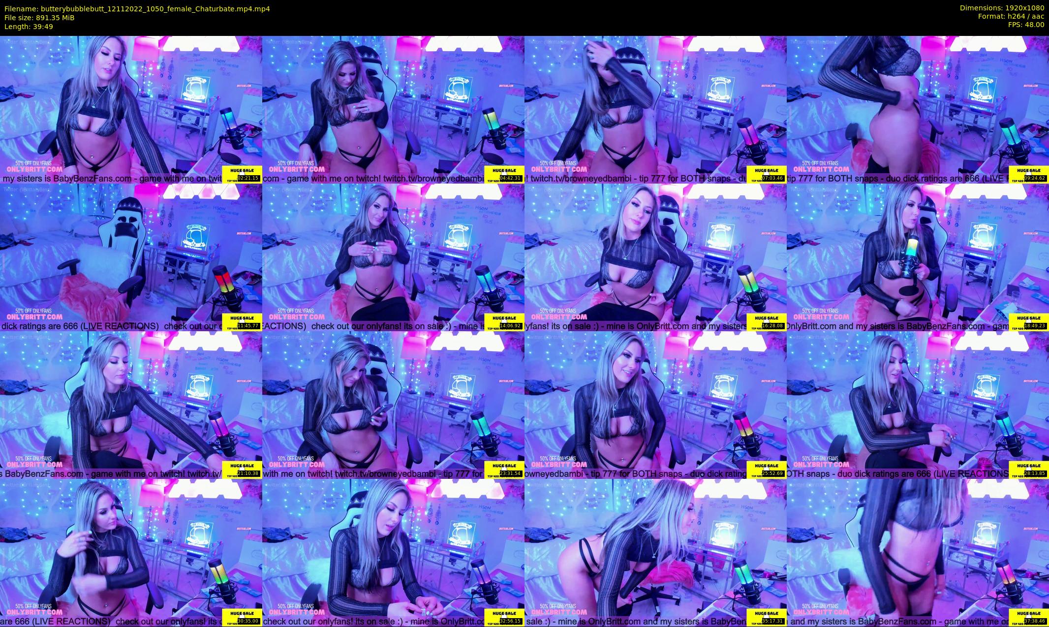 butterybubblebutt — 40 minute Chaturbate couple cam show recording, 1080p, Nov 12, 2022