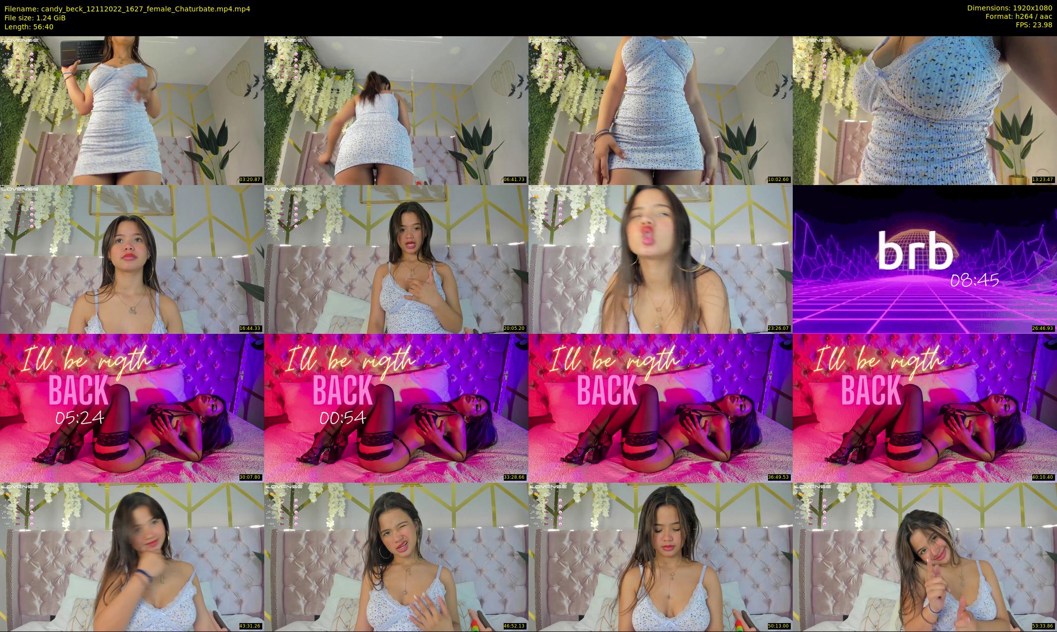candy_beck — 57 minute Chaturbate female cam show recording, 1080p, Nov 12, 2022