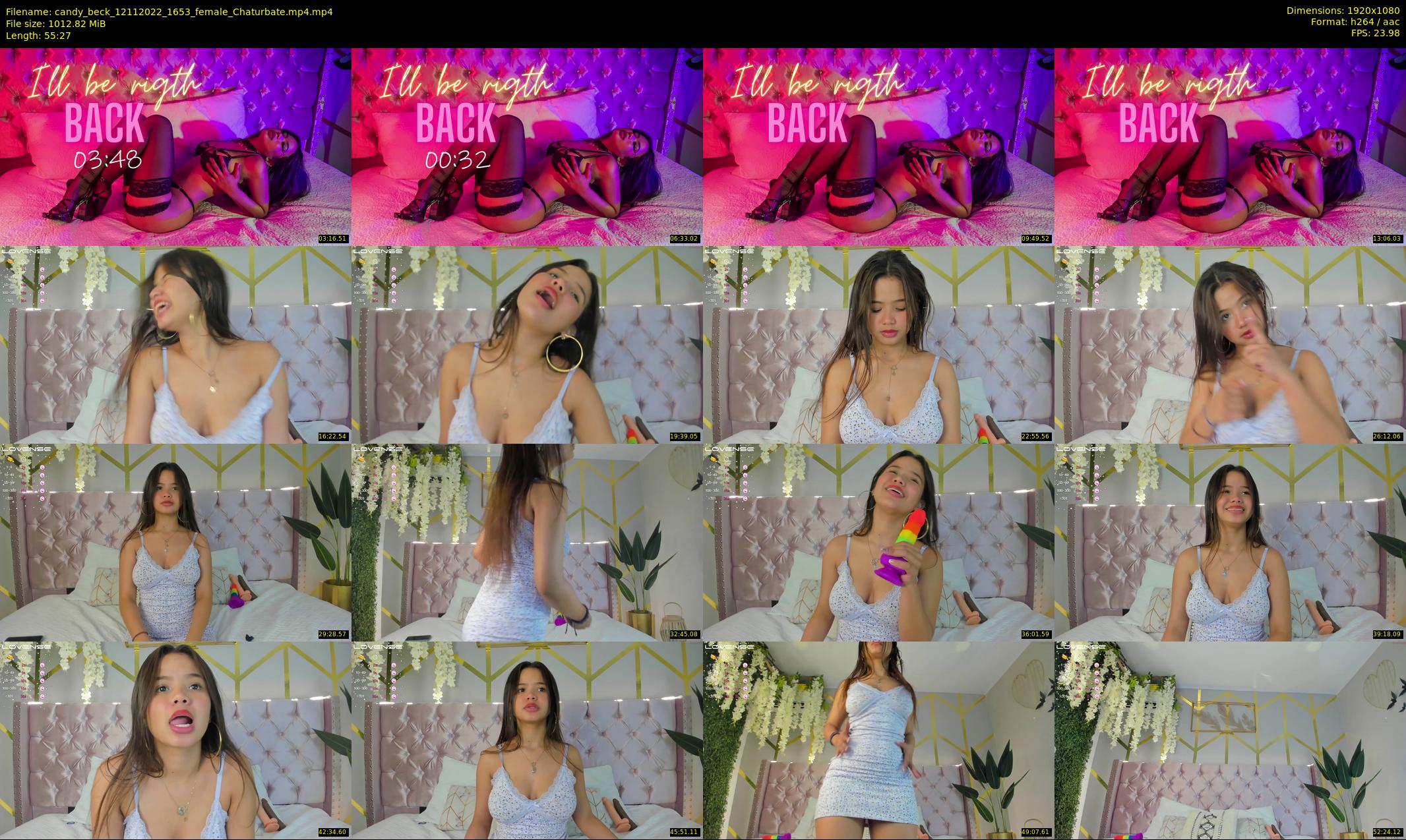 candy_beck — 56 minute Chaturbate female cam show recording, 1080p, Nov 12, 2022
