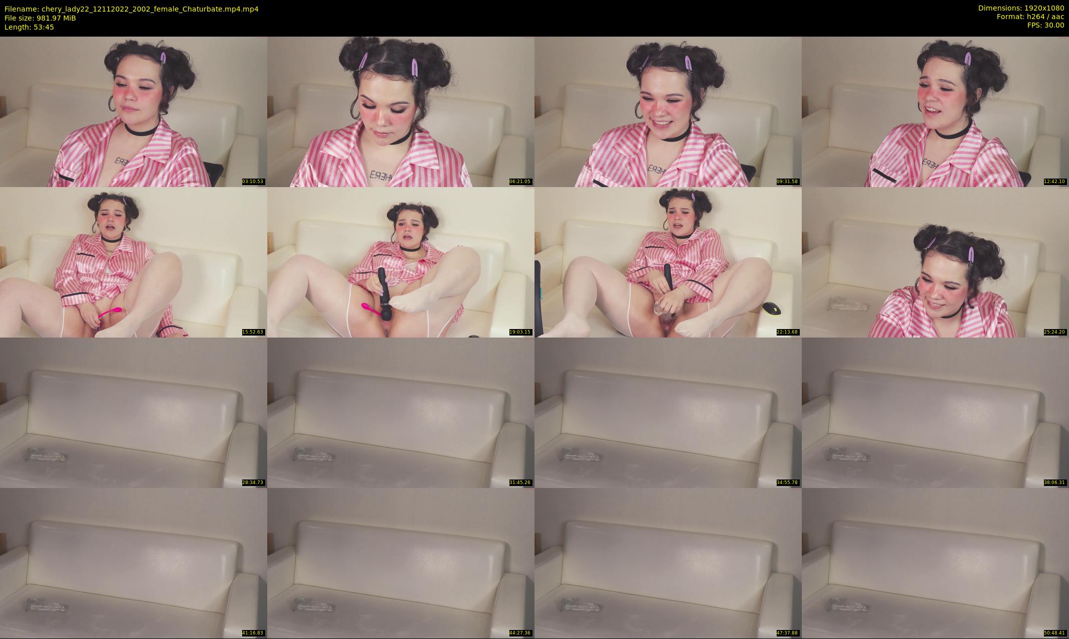 chery_lady22 — 54 minute Chaturbate female cam show recording, 1080p, Nov 12, 2022