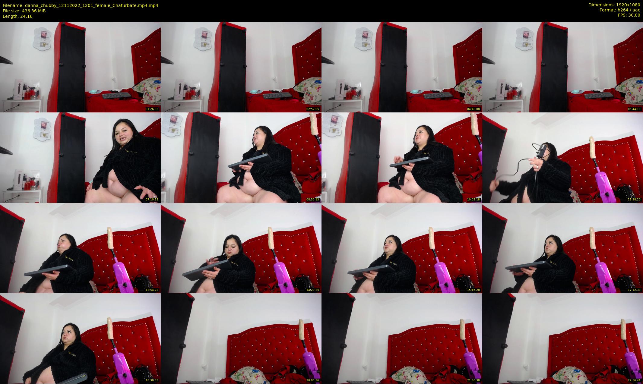 danna_chubby — 25 minute Chaturbate female cam show recording, 1080p, Nov 12, 2022