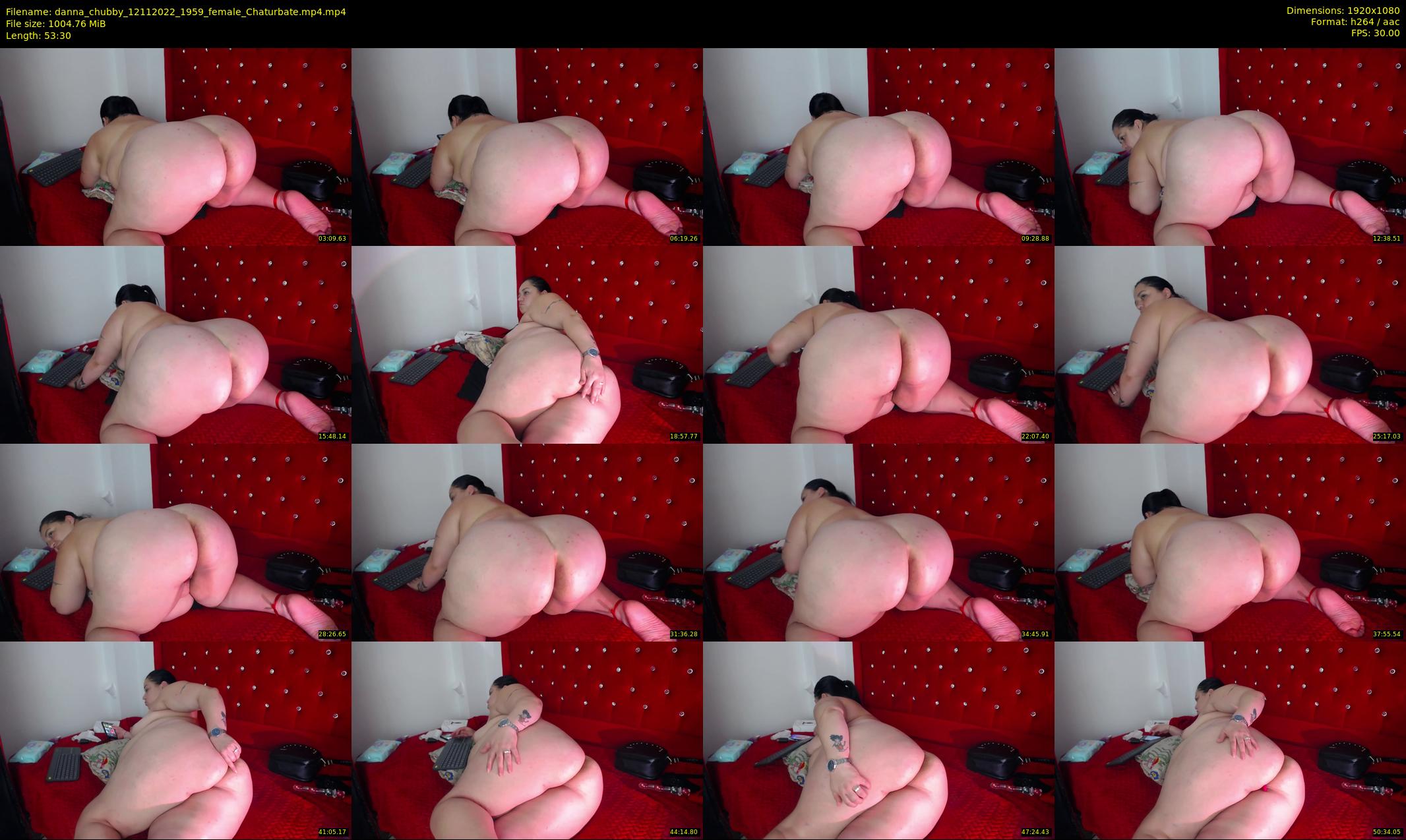 danna_chubby — 54 minute Chaturbate female cam show recording, 1080p, Nov 12, 2022