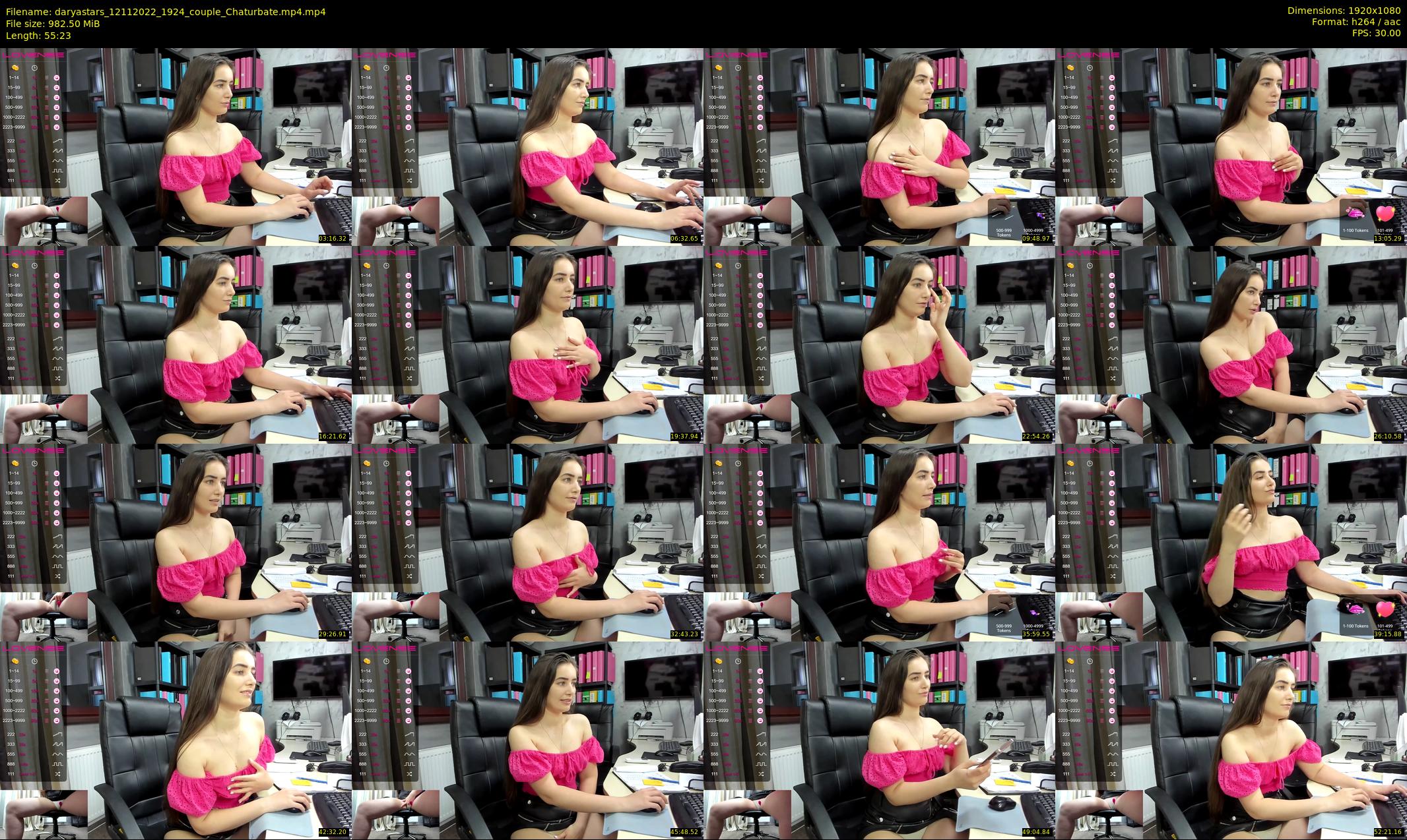 daryastars — 56 minute Chaturbate couple cam show recording, 1080p, Nov 12, 2022