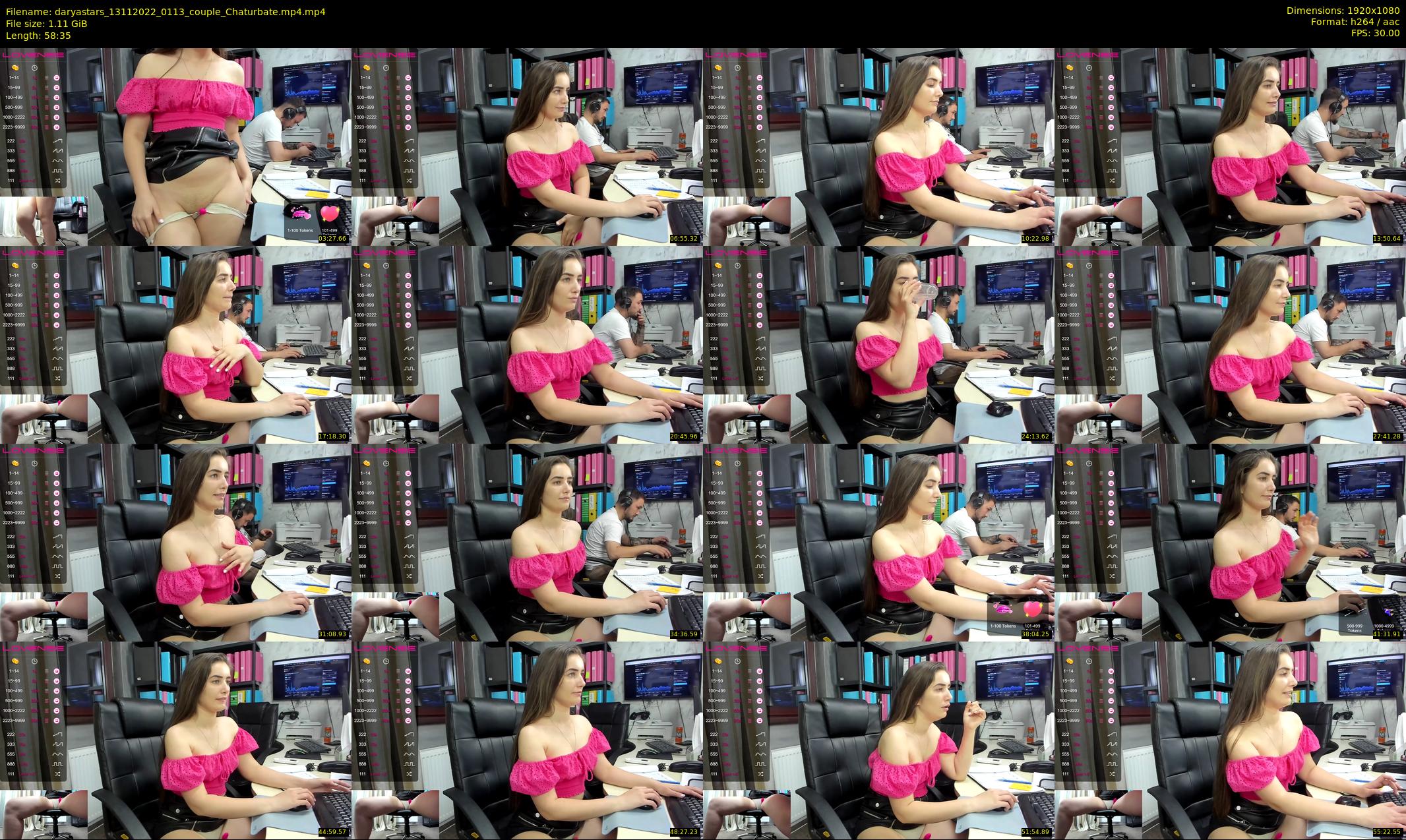 daryastars — 59 minute Chaturbate couple cam show recording, 1080p, Nov 13, 2022