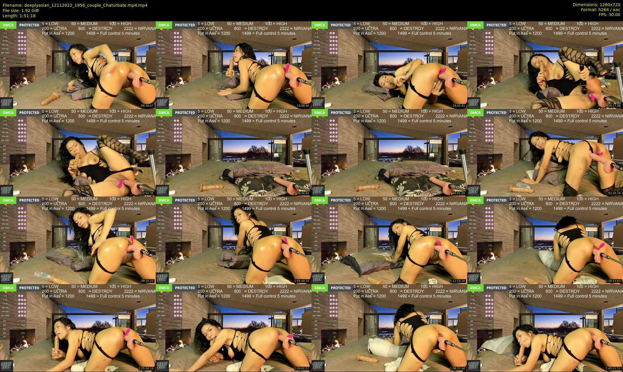 deeplyasian — 112 minute Chaturbate couple cam show recording, 720p, Nov 12, 2022