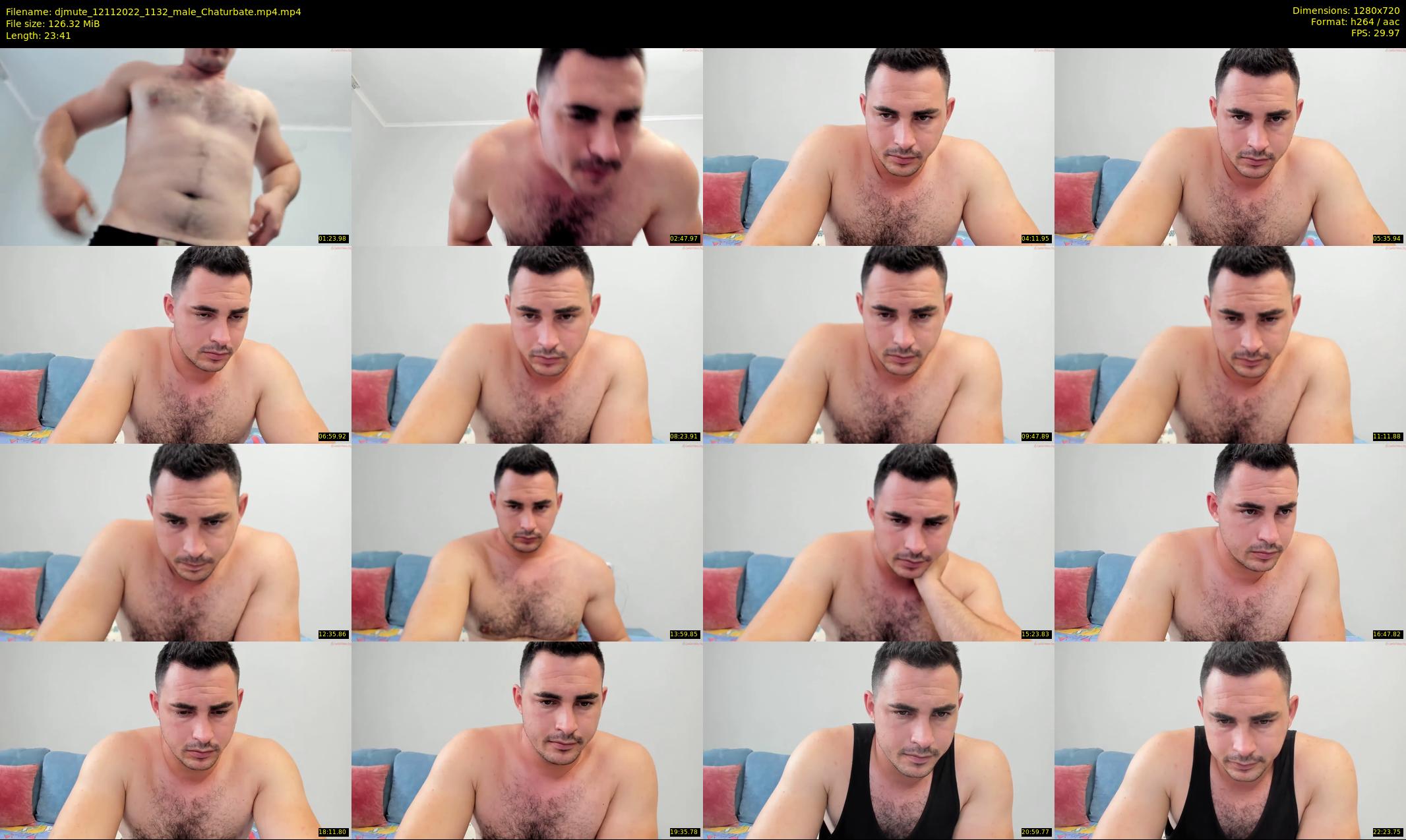 djmute — 24 minute Chaturbate male cam show recording, 720p, Nov 12, 2022