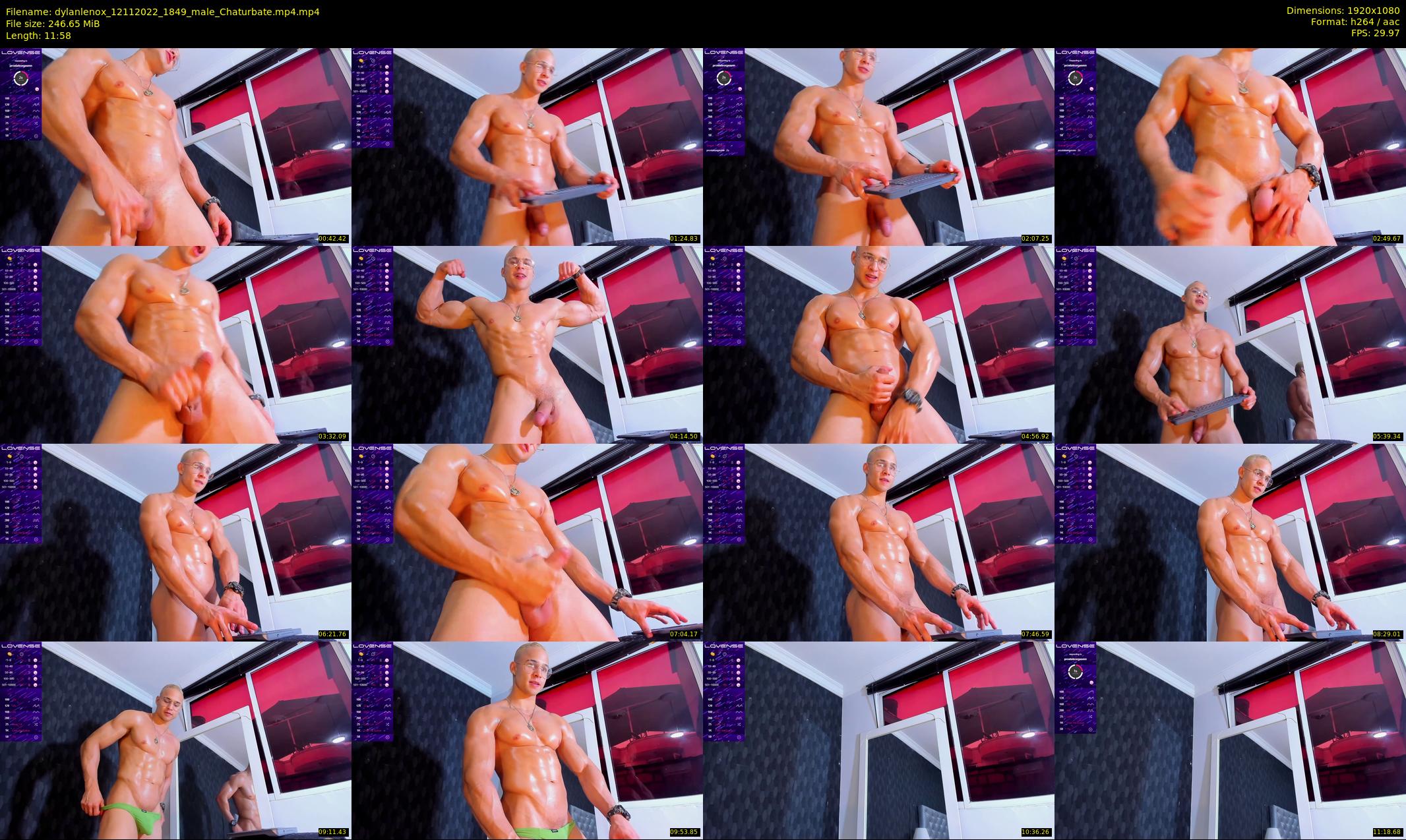 dylanlenox — 12 minute Chaturbate male cam show recording, 1080p, Nov 12, 2022