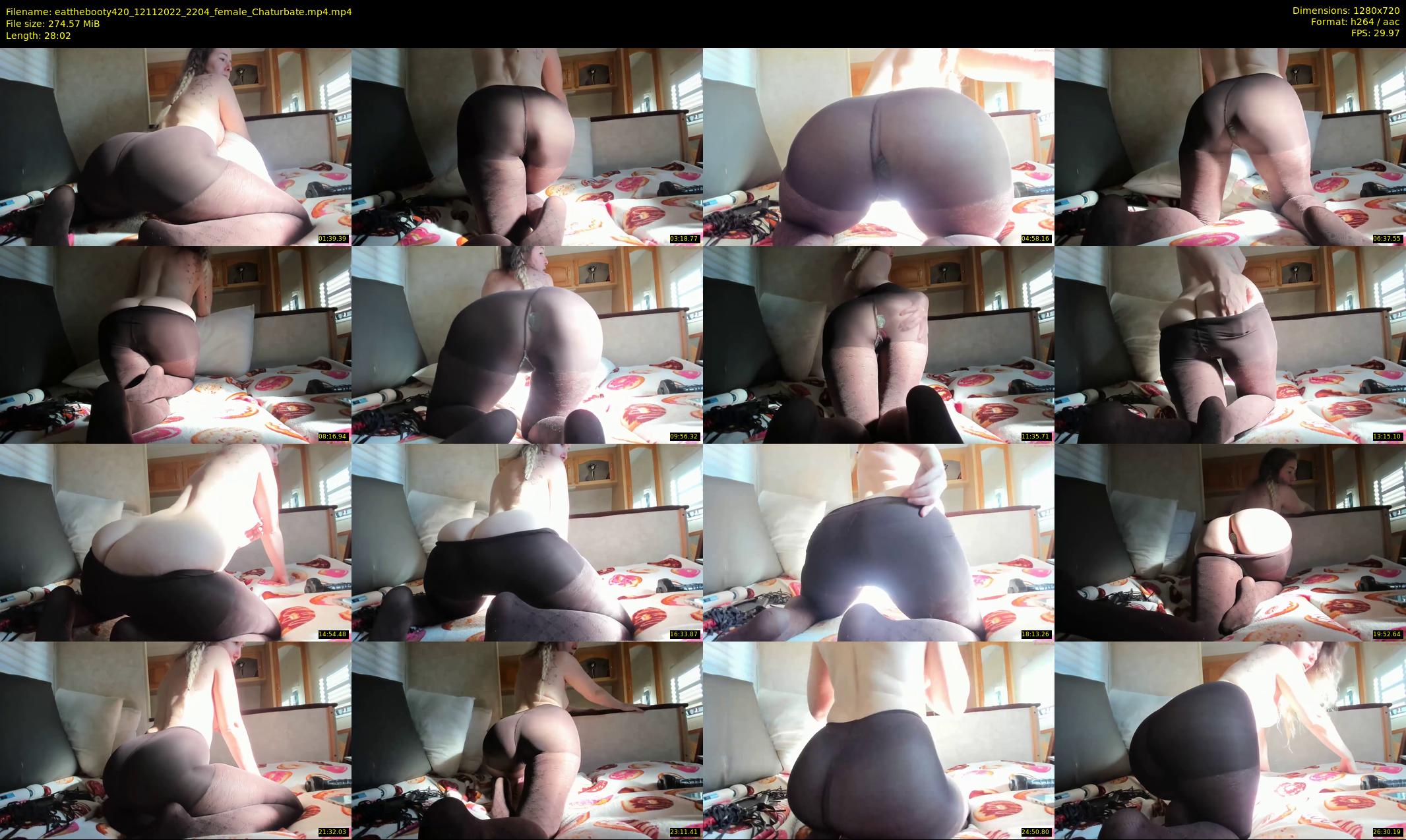eatthebooty420 — 29 minute Chaturbate female cam show recording, 720p, Nov 12, 2022