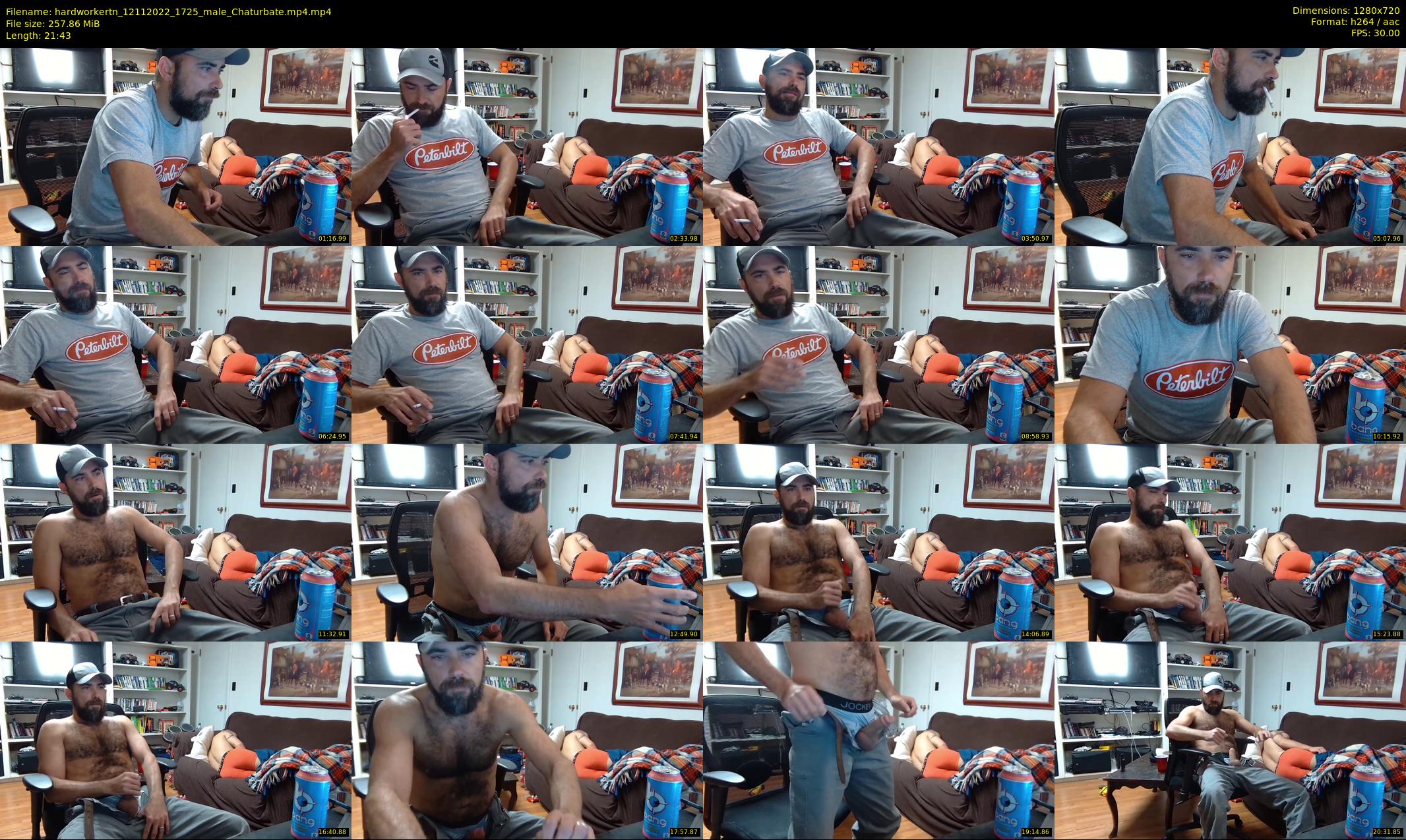 hardworkertn — 22 minute Chaturbate male cam show recording, 720p, Nov 12, 2022