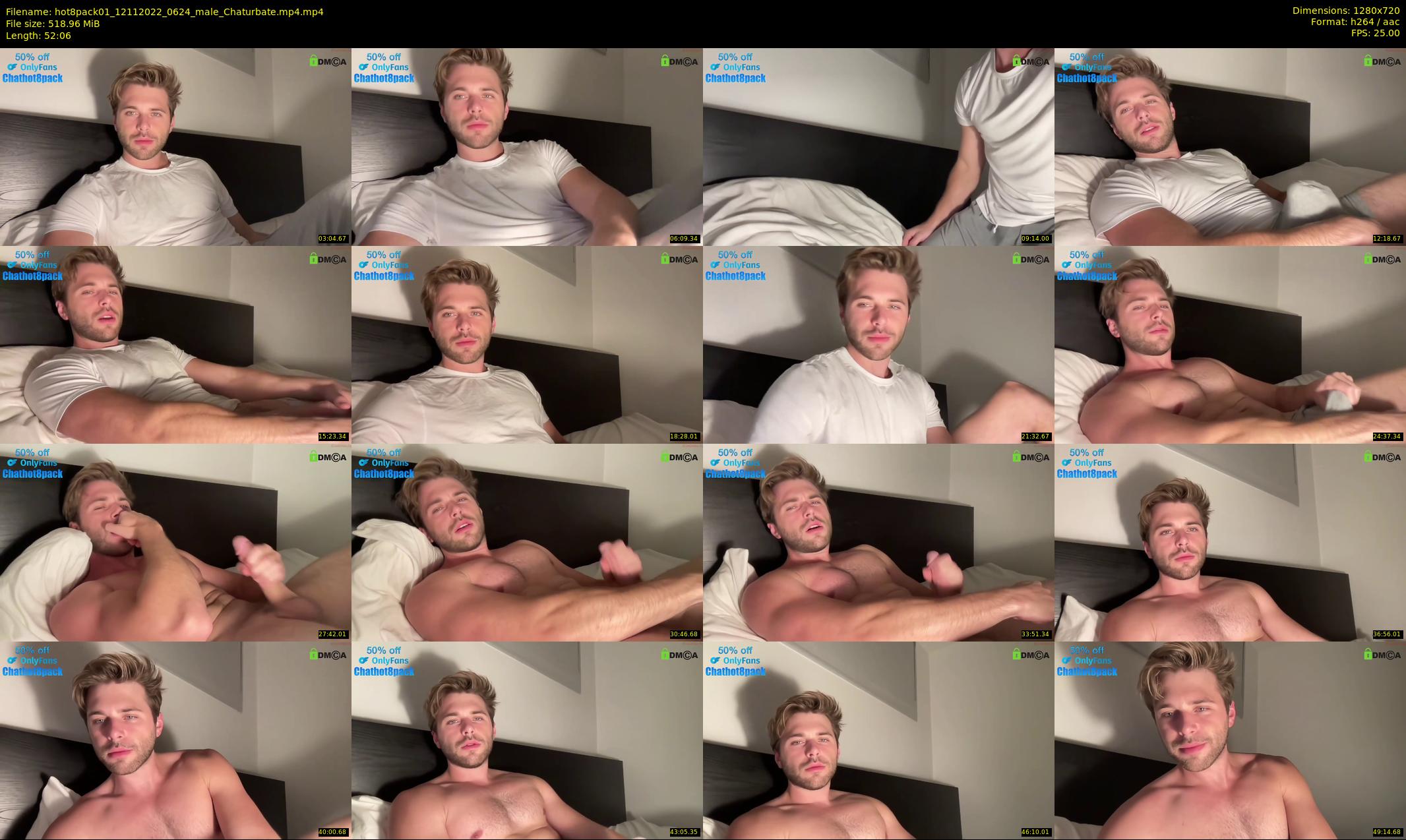 hot8pack01 — 53 minute Chaturbate male cam show recording, 720p, Nov 12, 2022