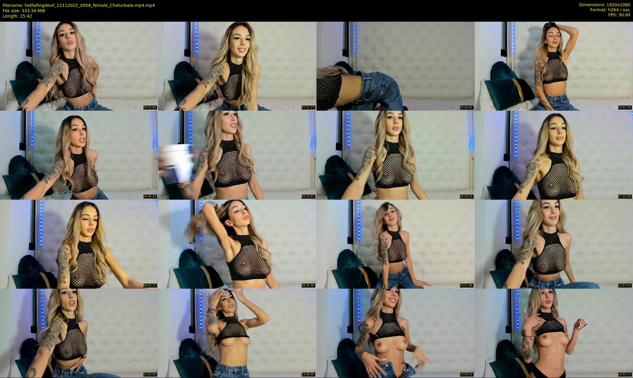 hotfallingdevil — 16 minute Chaturbate female cam show recording, 1080p, Nov 12, 2022