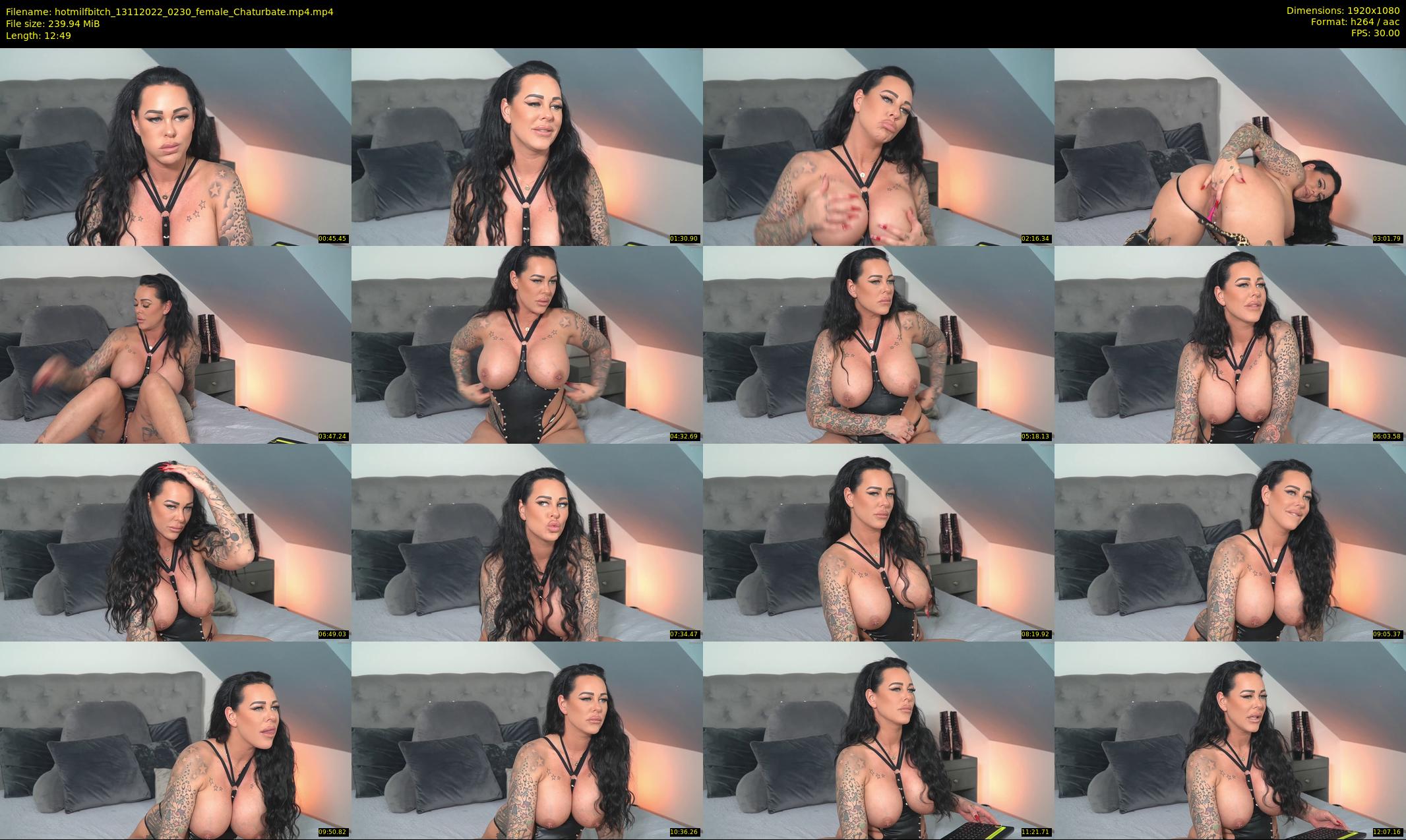 hotmilfbitch — 13 minute Chaturbate female cam show recording, 1080p, Nov 13, 2022