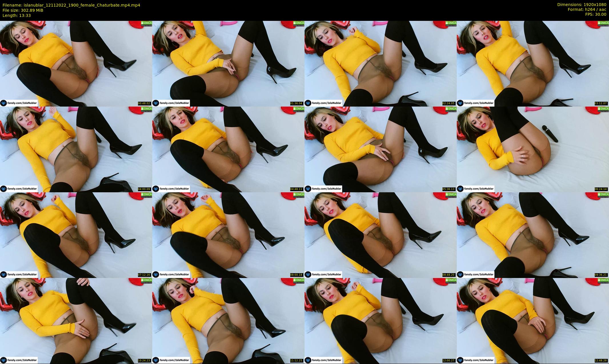 islanublar — 14 minute Chaturbate female cam show recording, 1080p, Nov 12, 2022